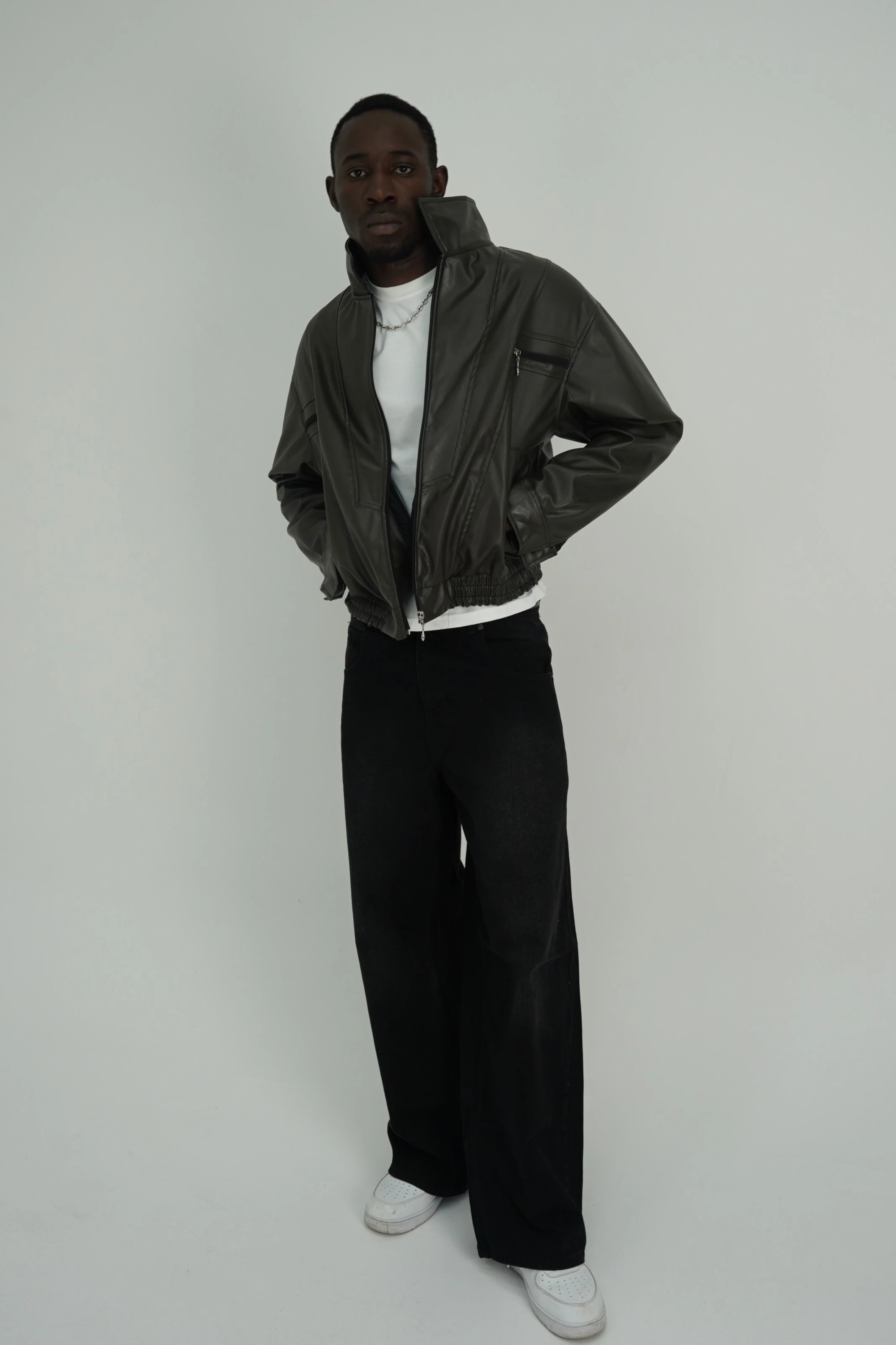 Vyre Haki Deri Ceket