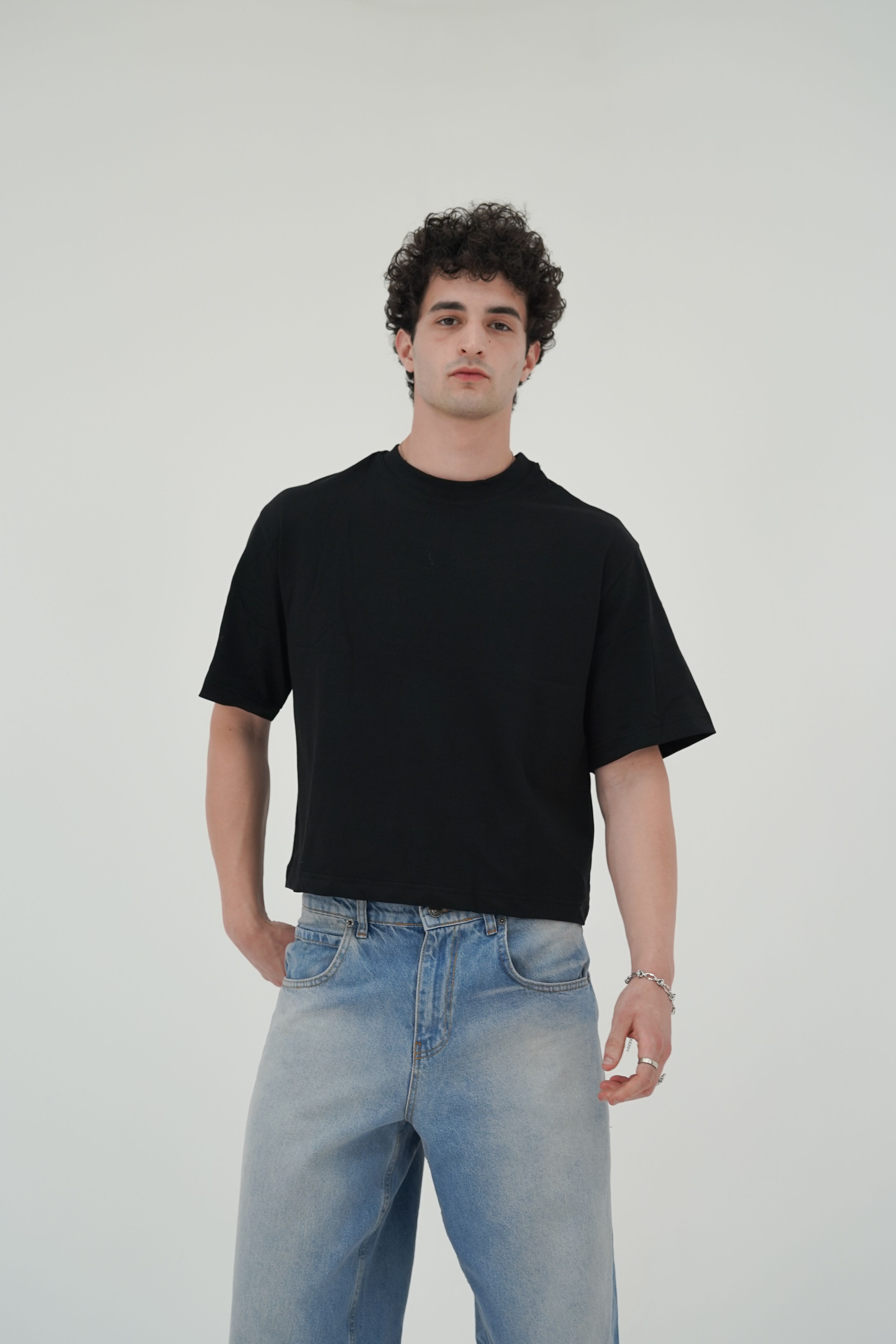 Boxy Tee Siyah