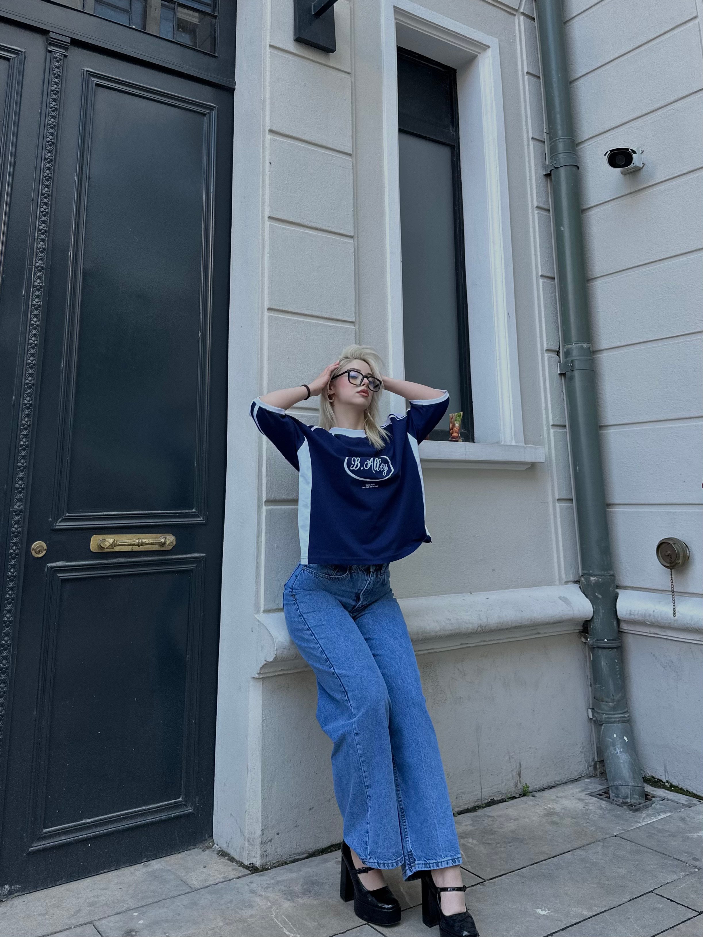 B.Alley Baggy Jeans Mavi