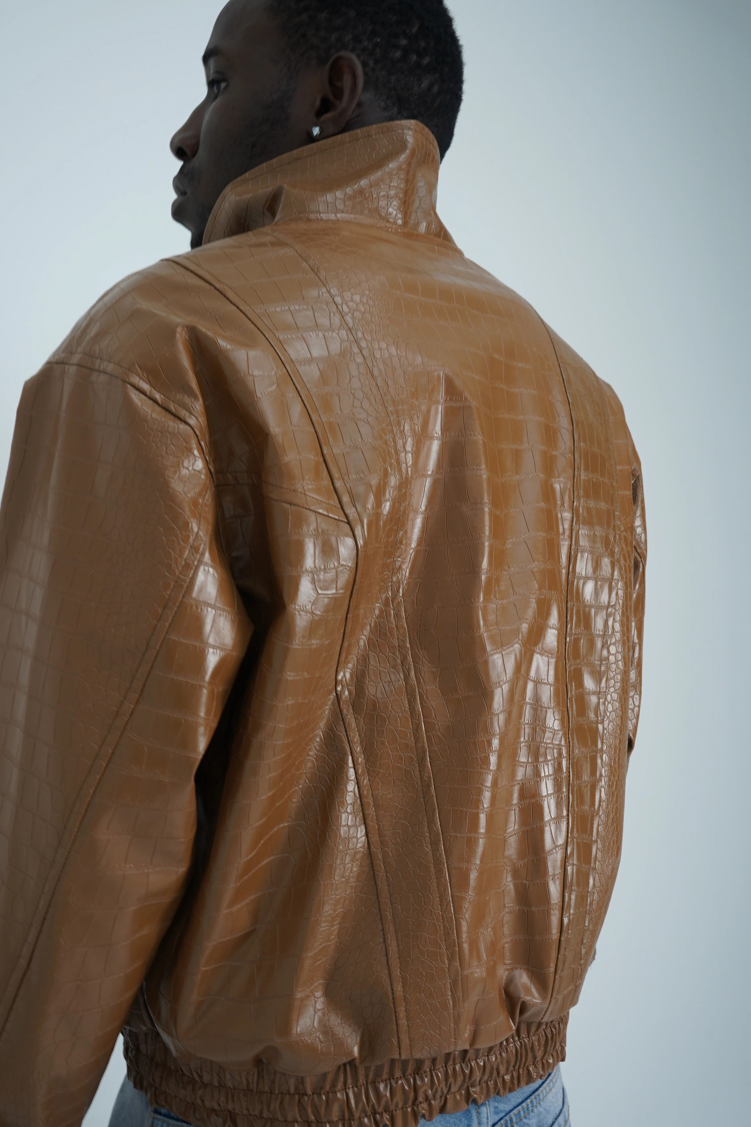 Vyre Açık Kahve Deri Ceket