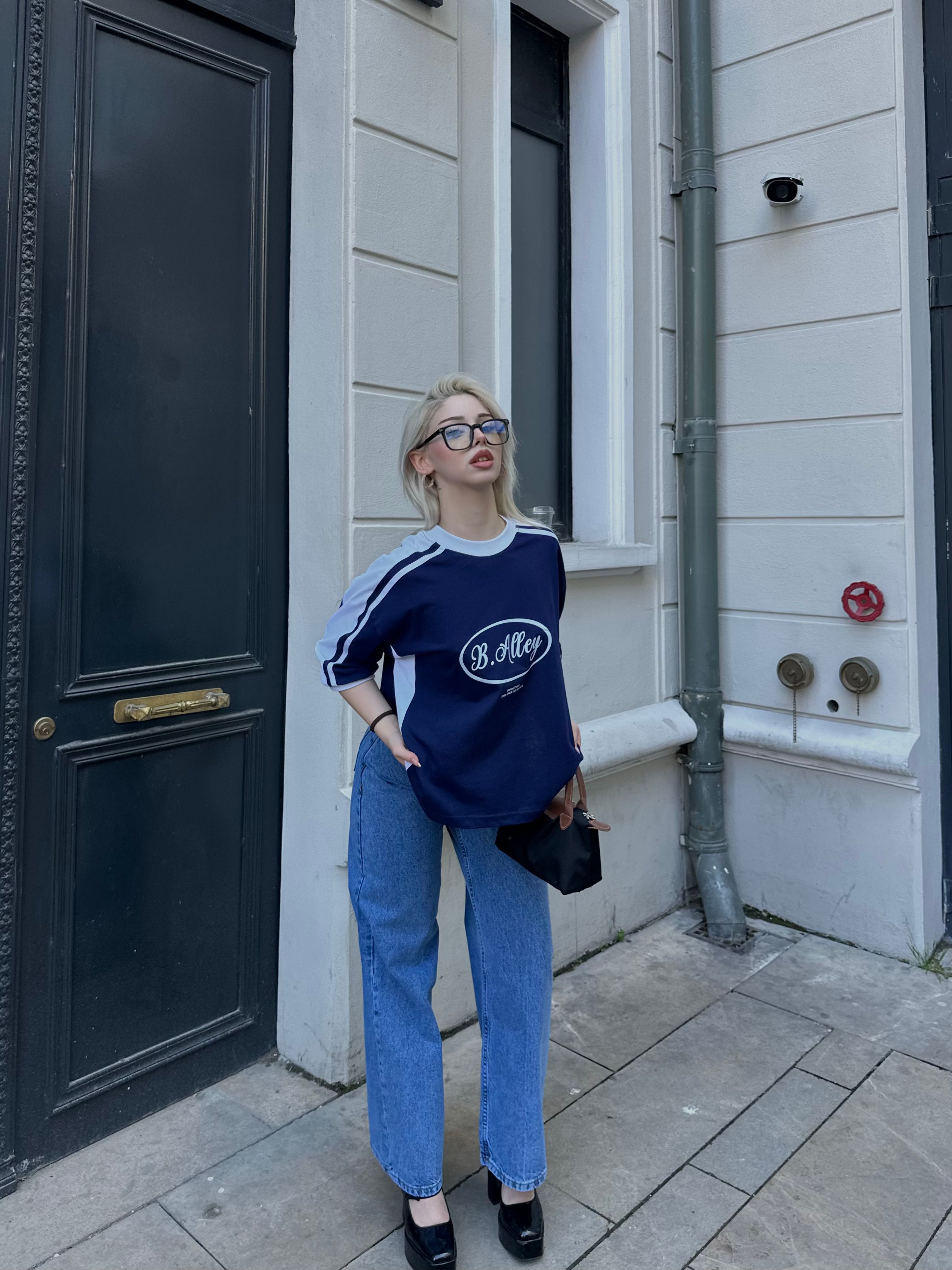 B.Alley Baggy Jeans Mavi