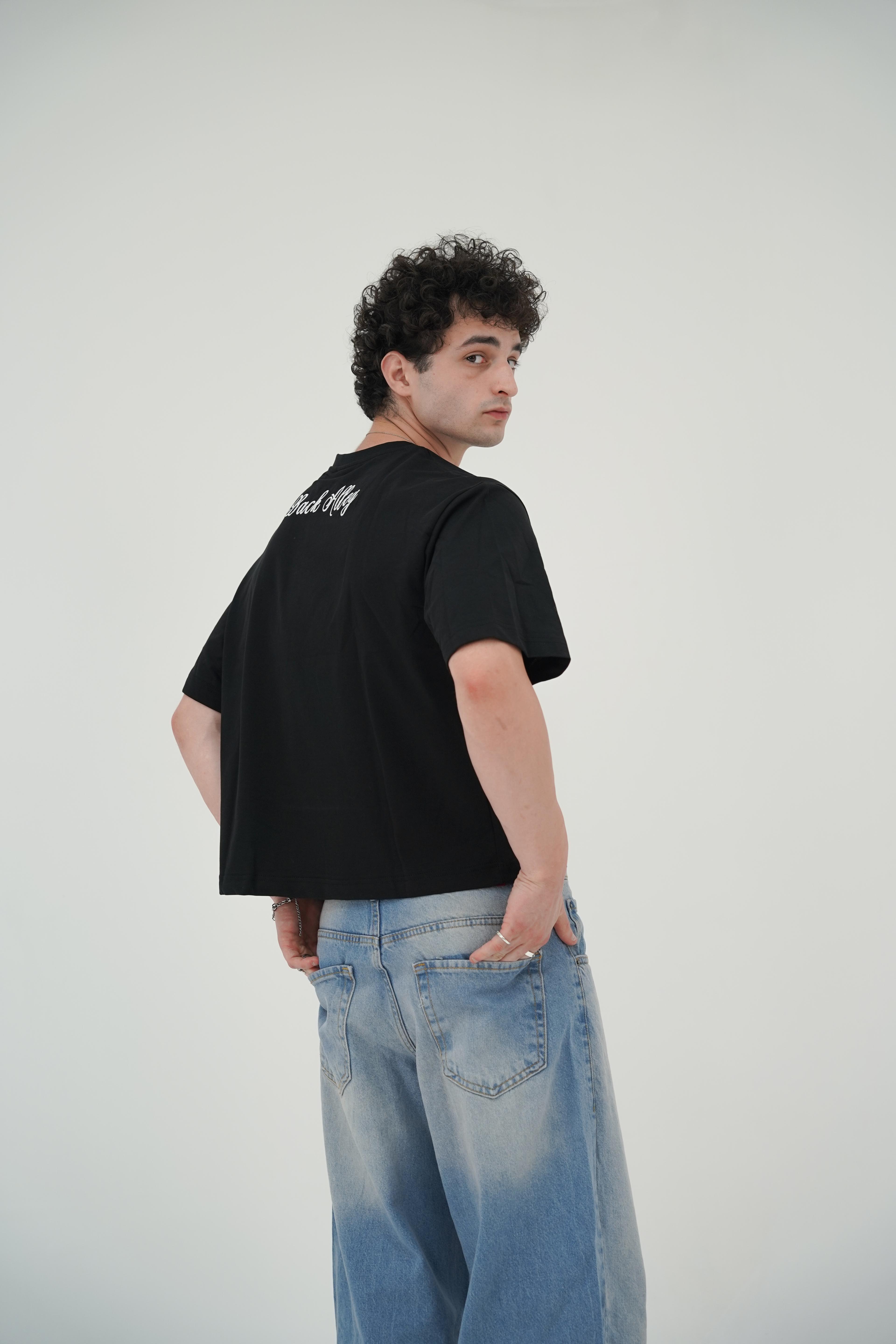 Boxy Tee Siyah