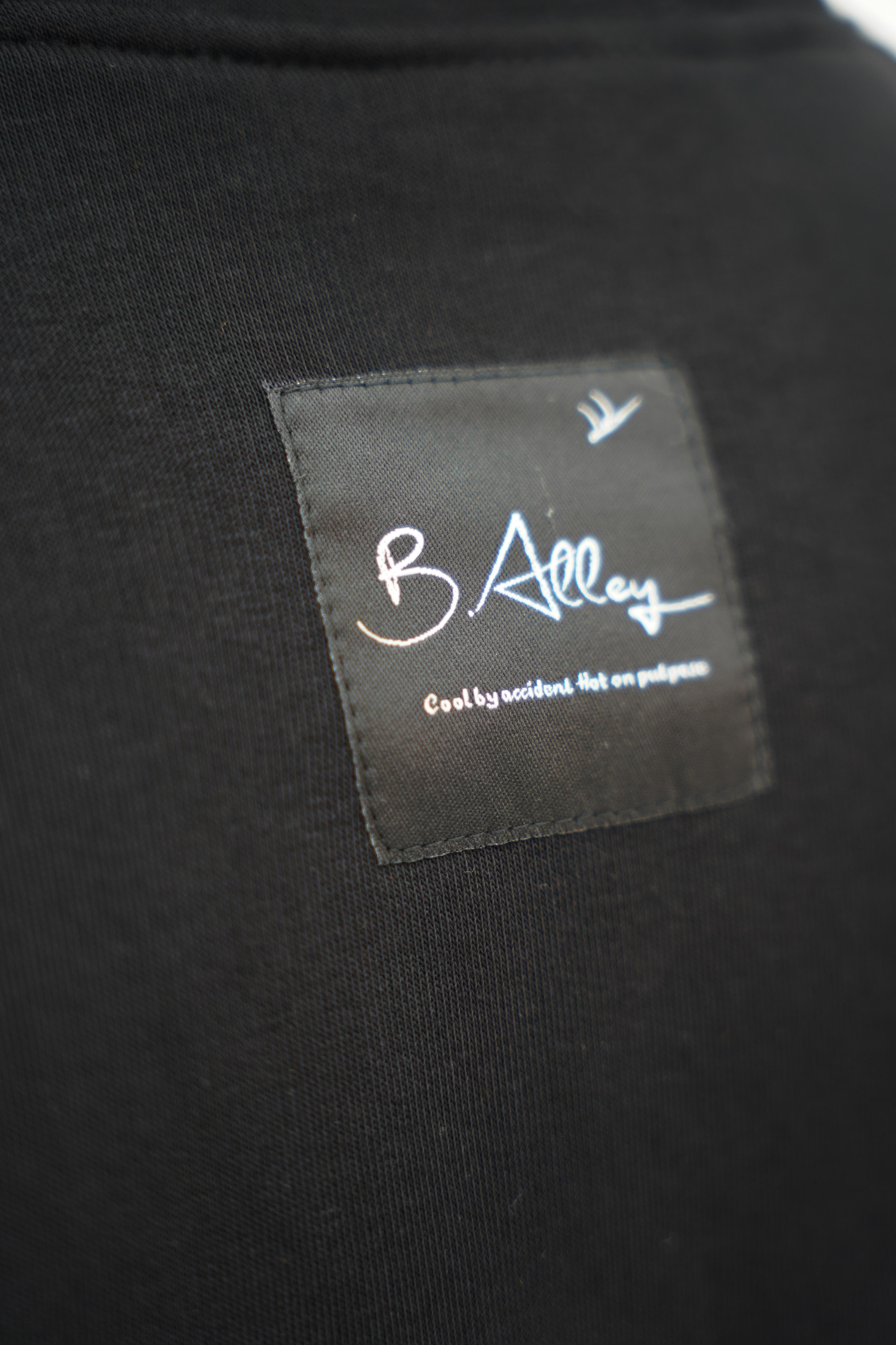 Boxy Siyah Sweatshirt