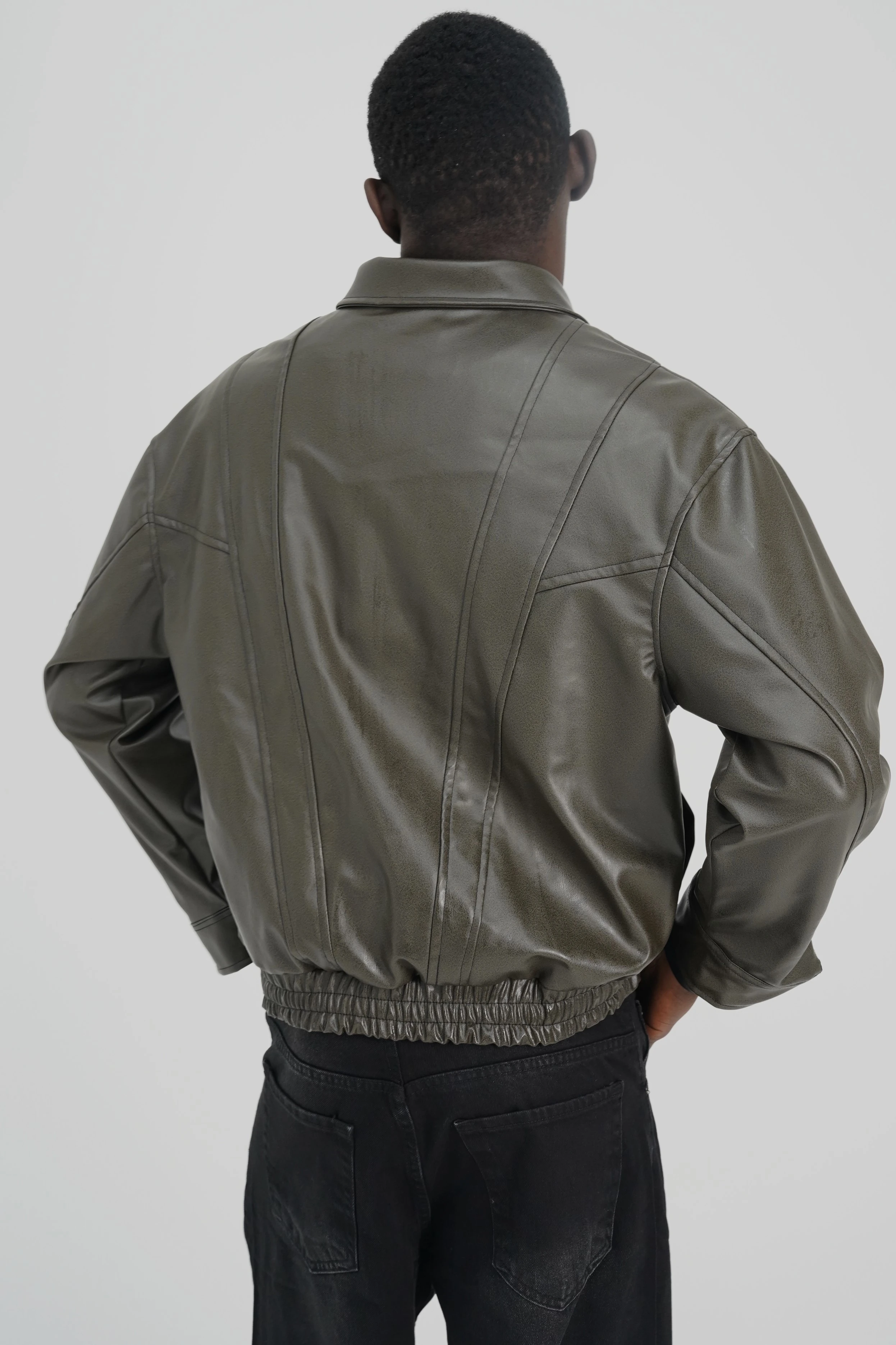 Vyre Haki Deri Ceket