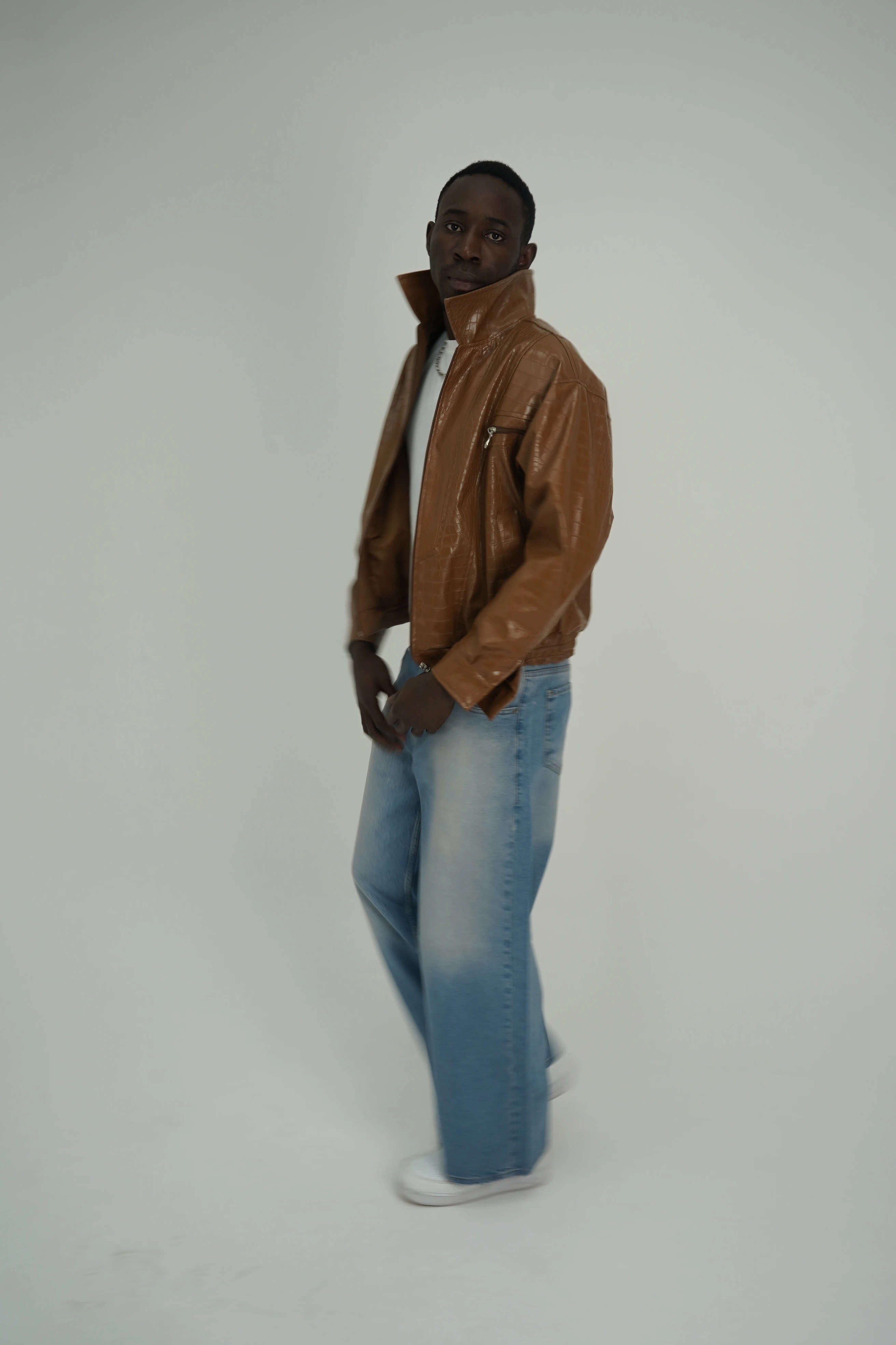 Vyre Açık Kahve Deri Ceket