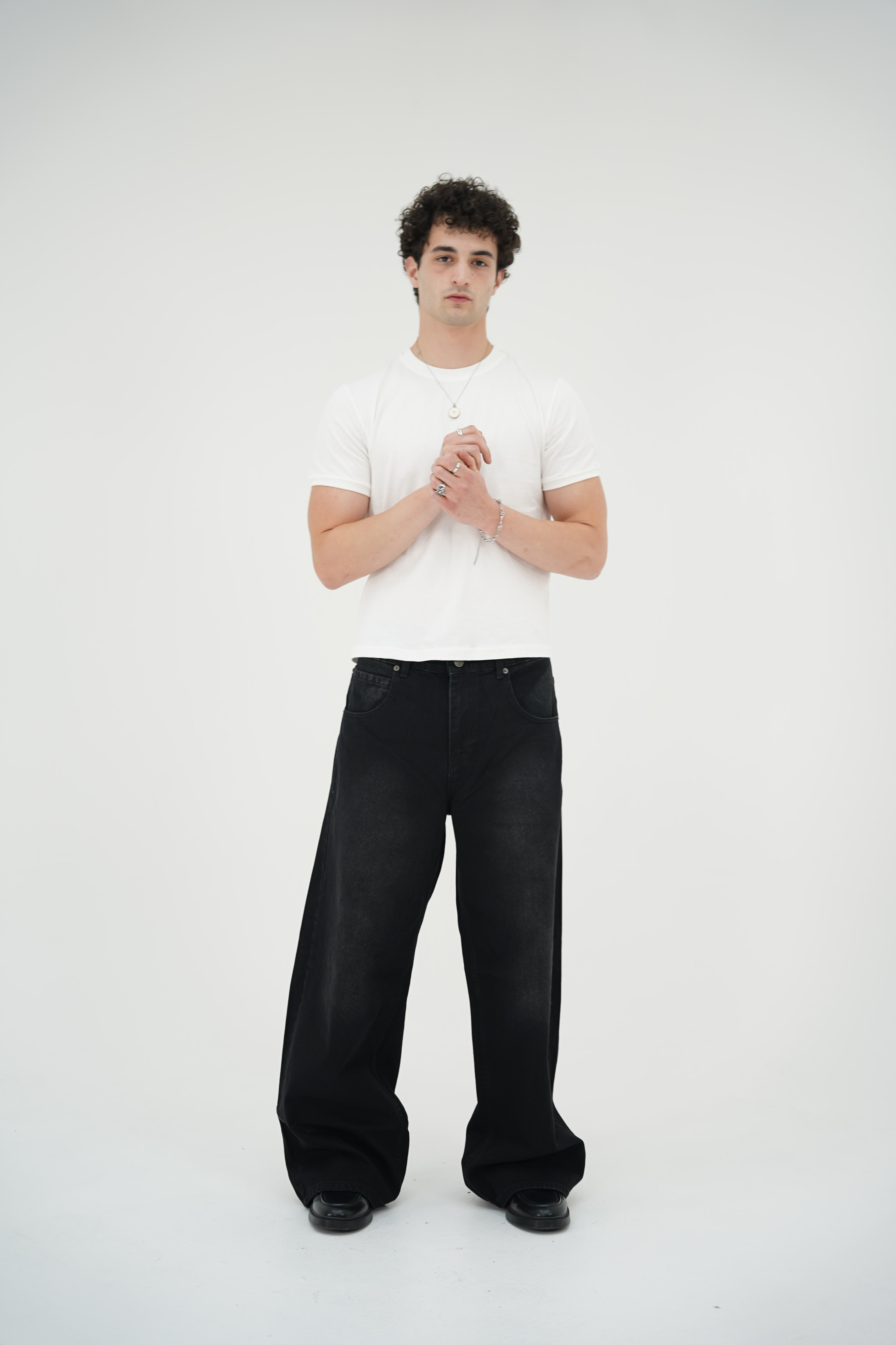 Ultra Baggy Siyah Pantolon