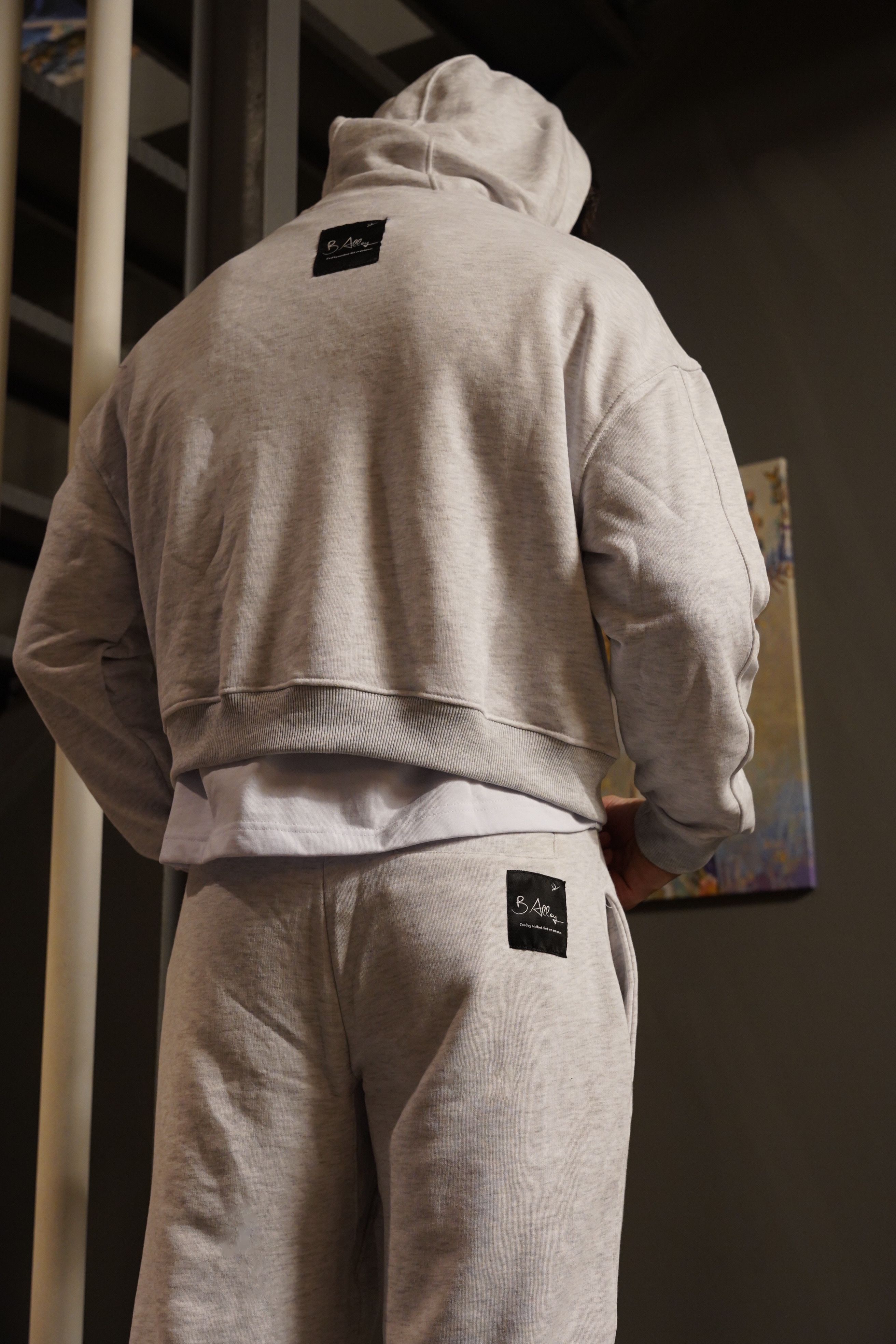 Baggy Gri Melanj Eşofman