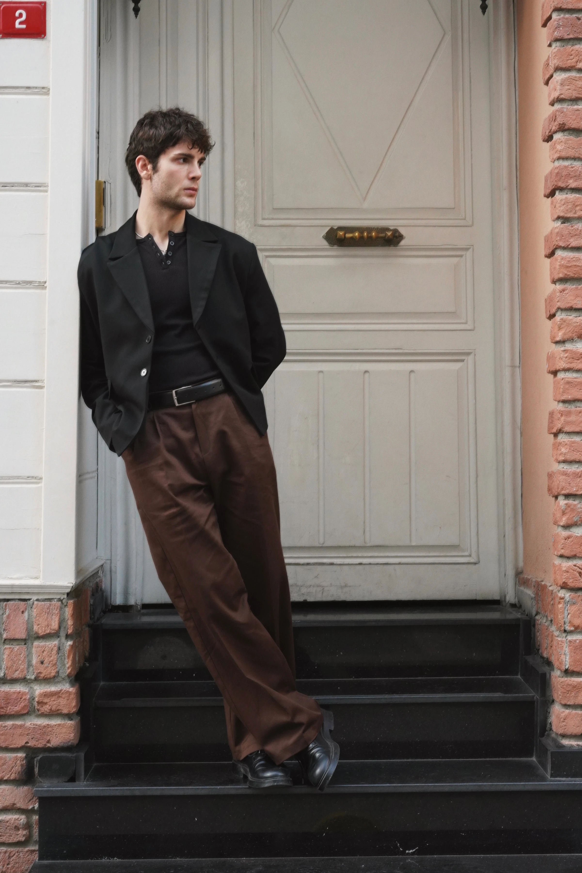 Còir Koyu Kahve Kumaş Pantolon