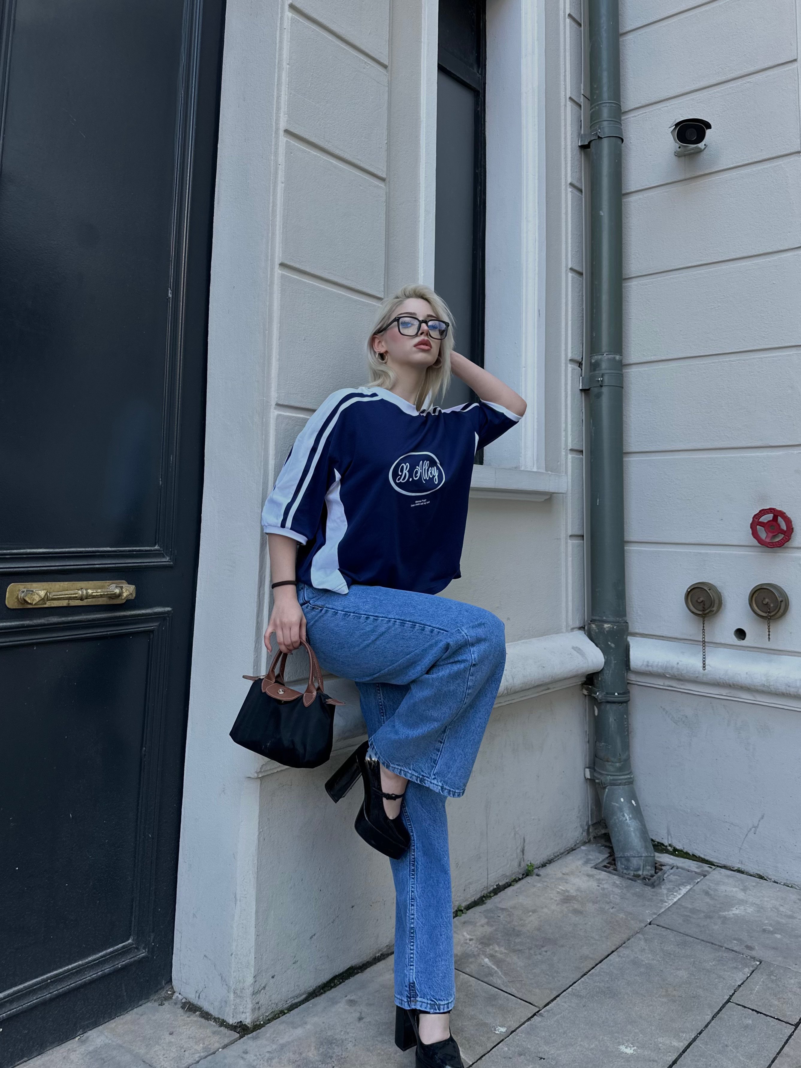 B.Alley Baggy Jeans Mavi