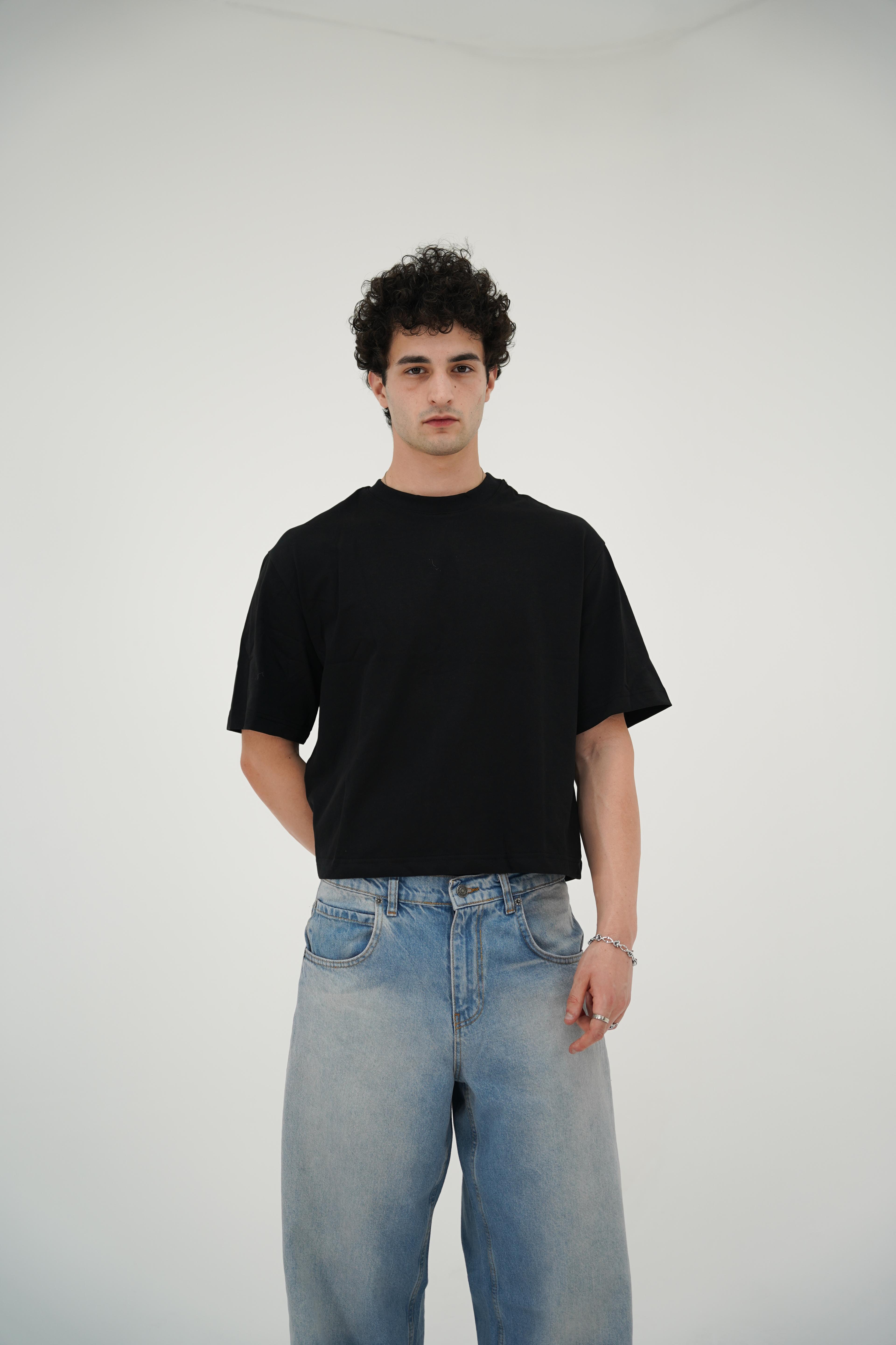 Boxy Tee Siyah
