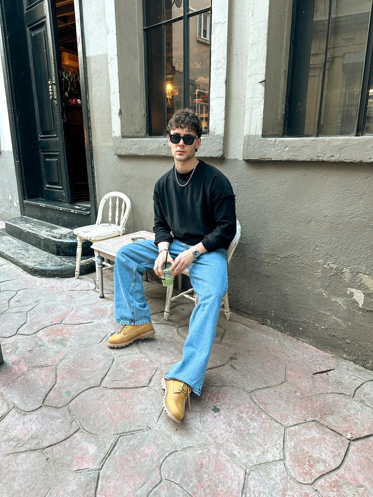B.Alley Baggy Jeans Mavi