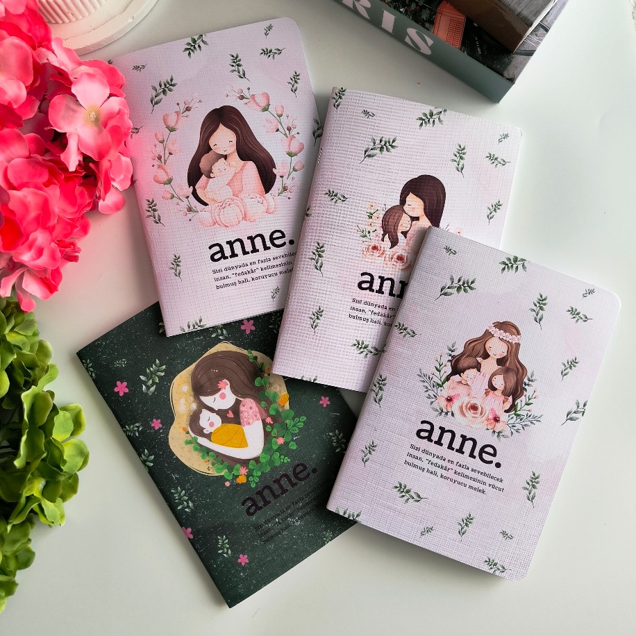 'Anne ' zımba defterler ( yeşil olan defter , seçenekli)