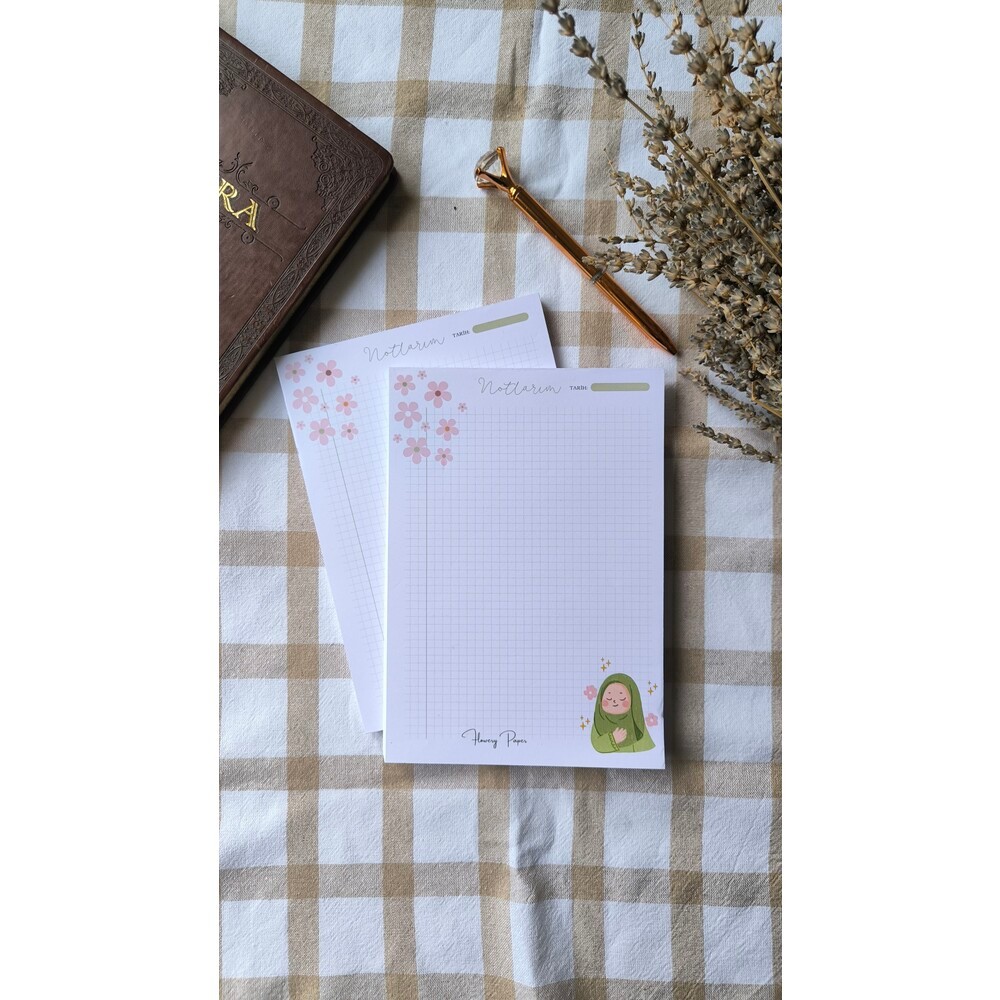 Yeşil Kız Notepad A5