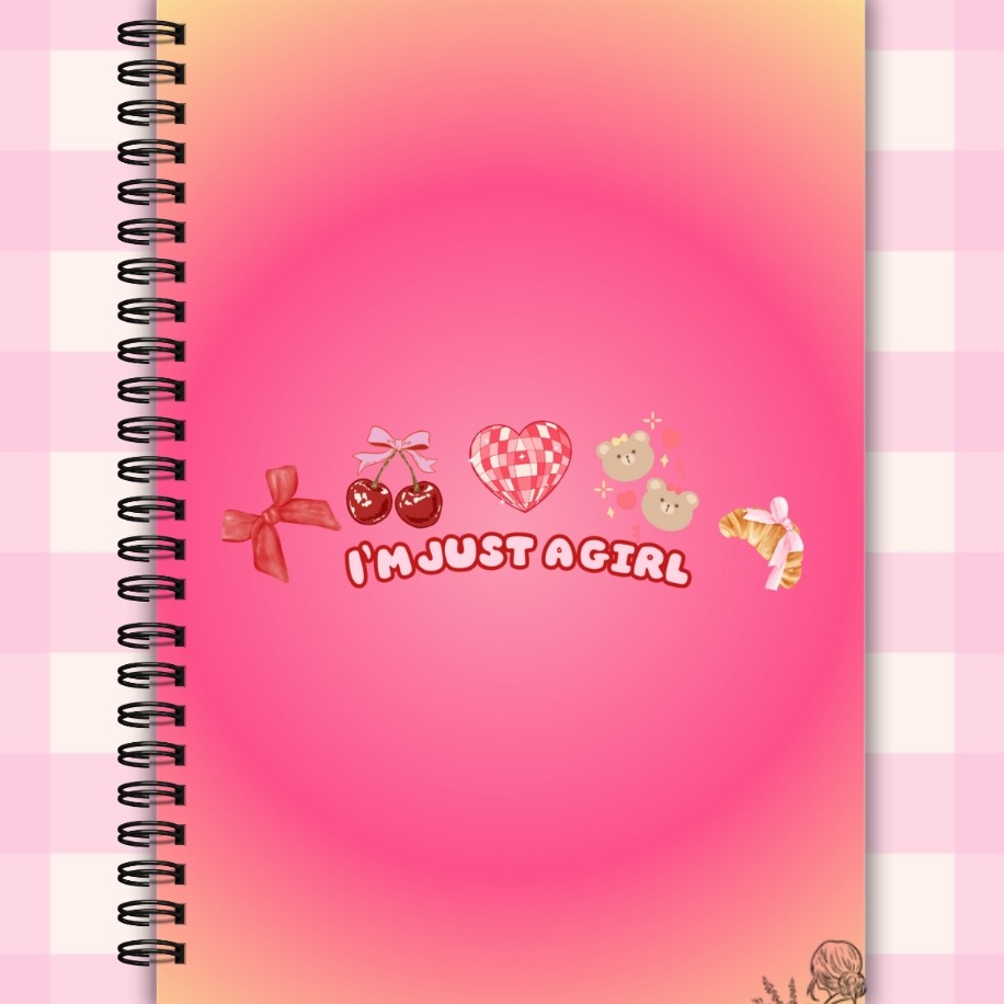 just a Girl noktalı defter