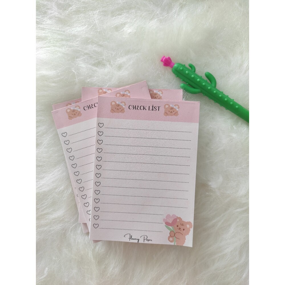 Ayicik check list memopad