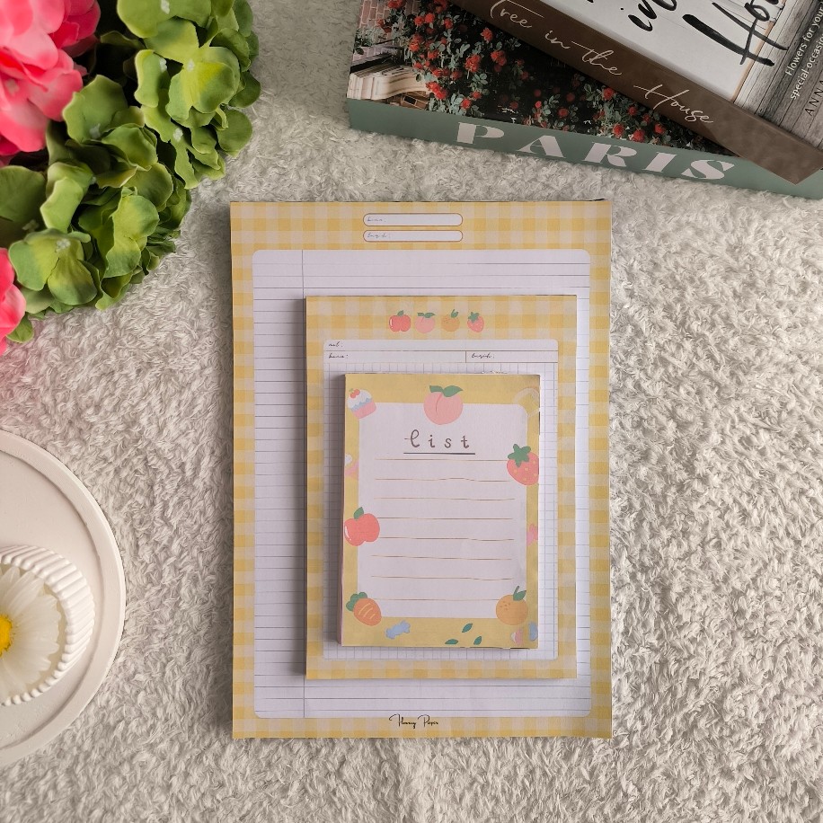 Şeftali Notepad Set  