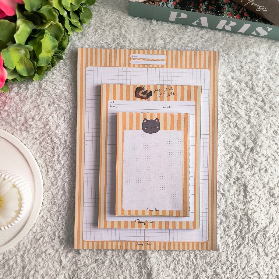 Uykucu Kedi Notepad set  