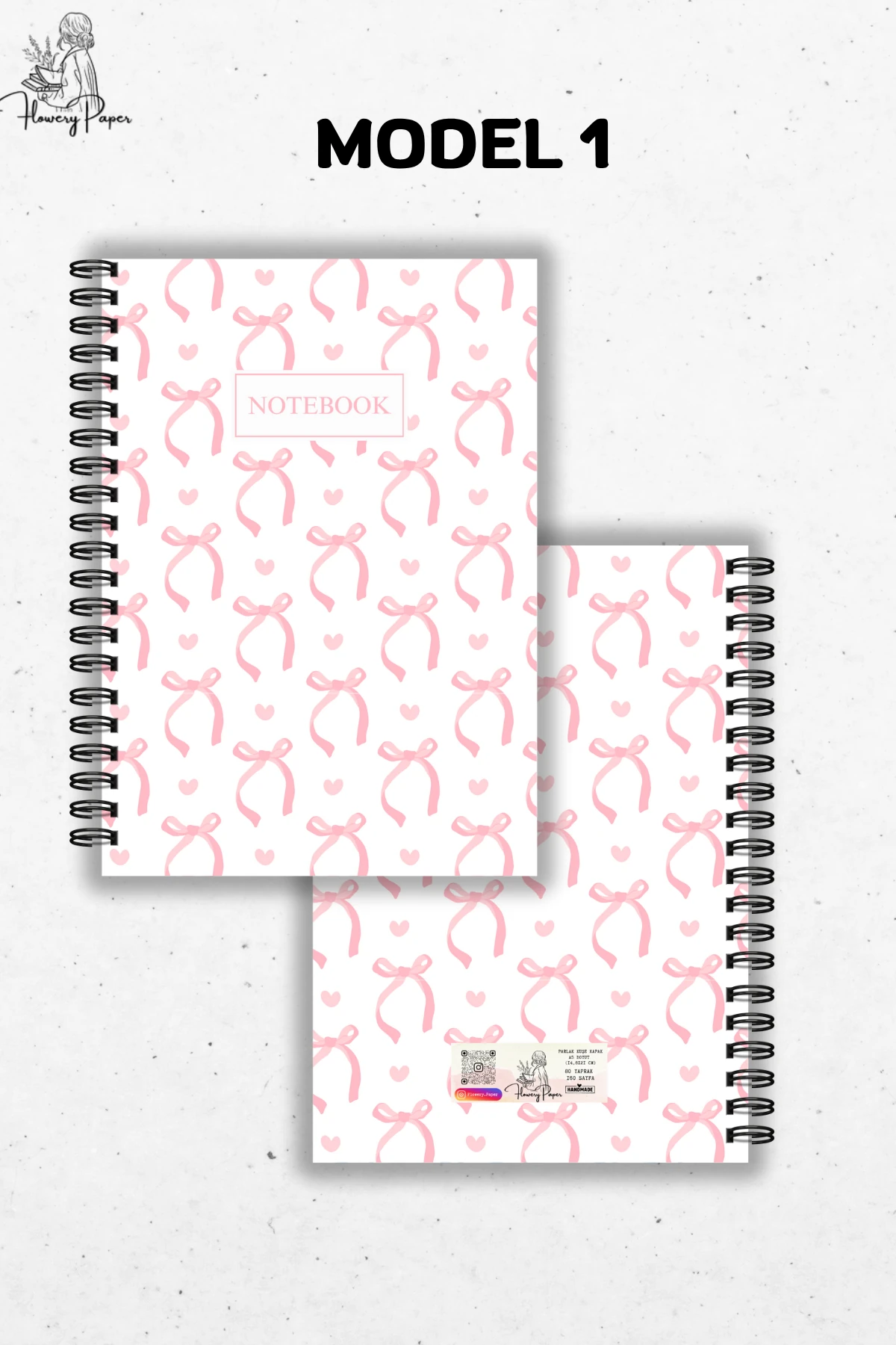 2'li Telli Defter Seti - Tekli Seçeneklerden  Seçebilirsiniz