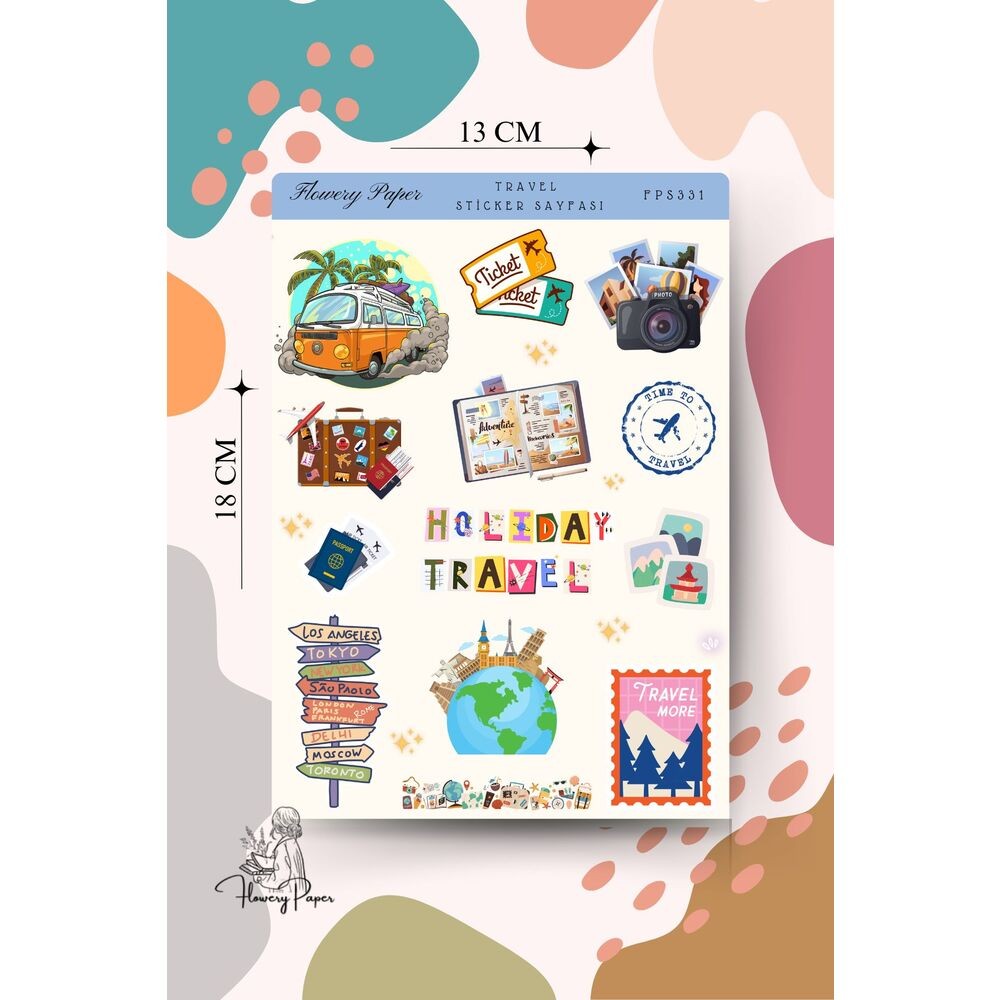 Travel Sticker Sayfası - FPS331