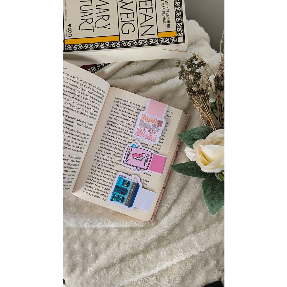 3&#039;lü Magnetli kitap Ayraç&#039;ı
