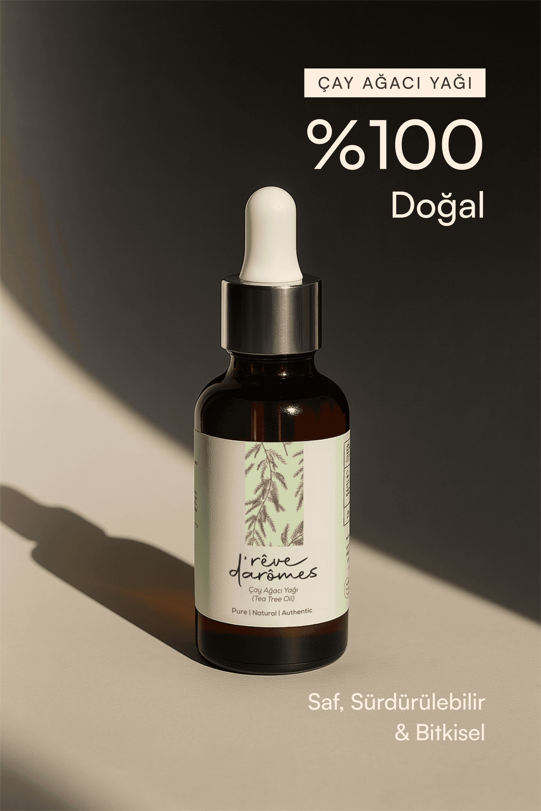 %100 Doğal Çay Ağacı Yağı – 20 ml