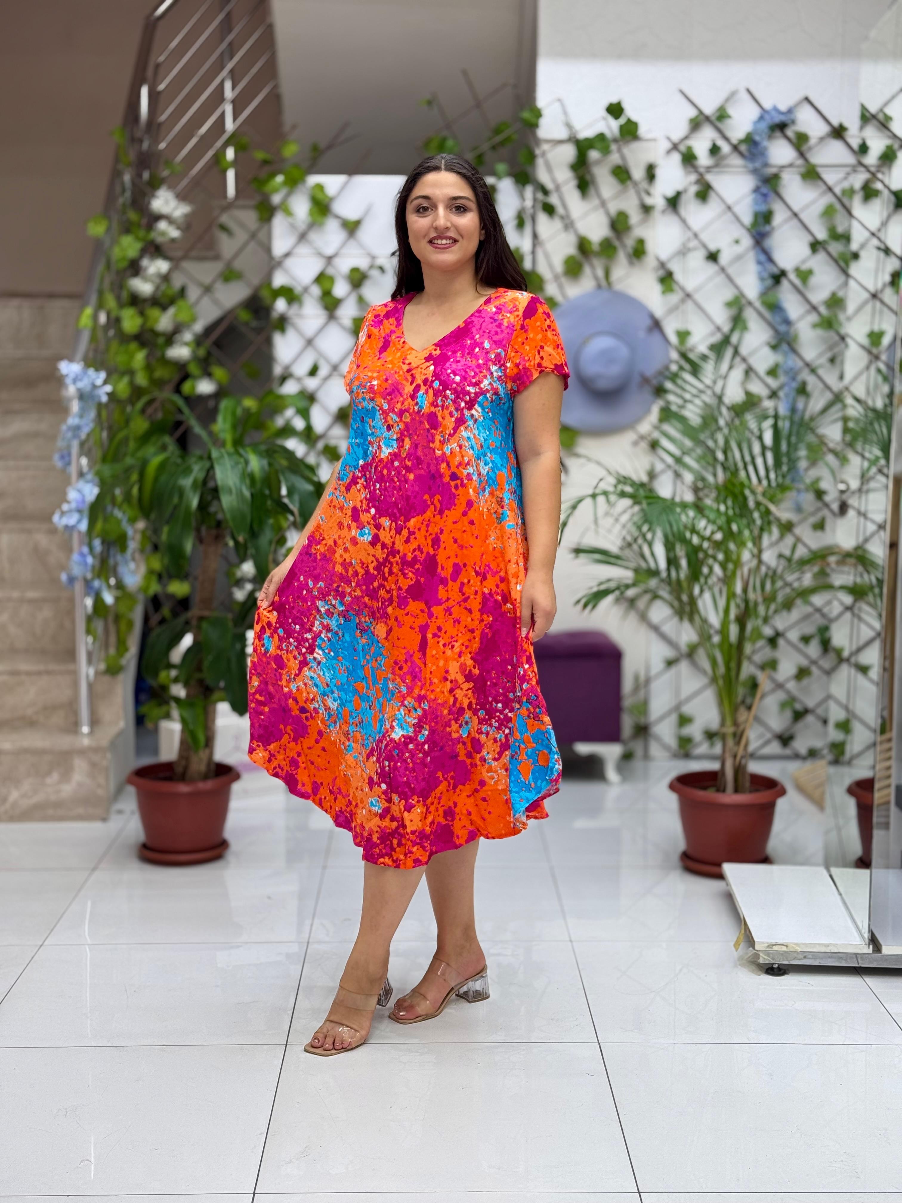 Ms15005 Vestido Frida Viscosa