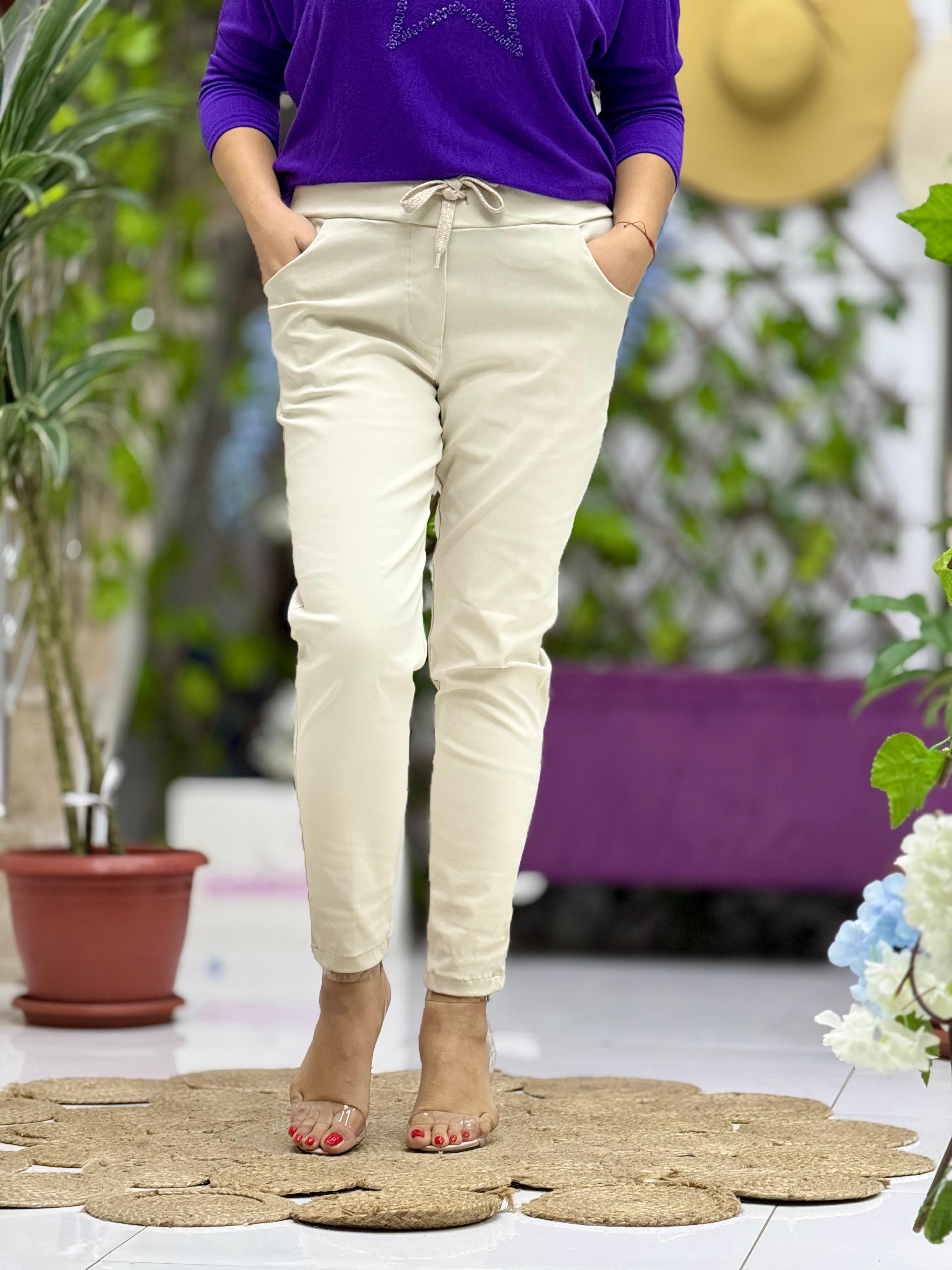 A15603 Pantalón Italiano Lycra Algodón 