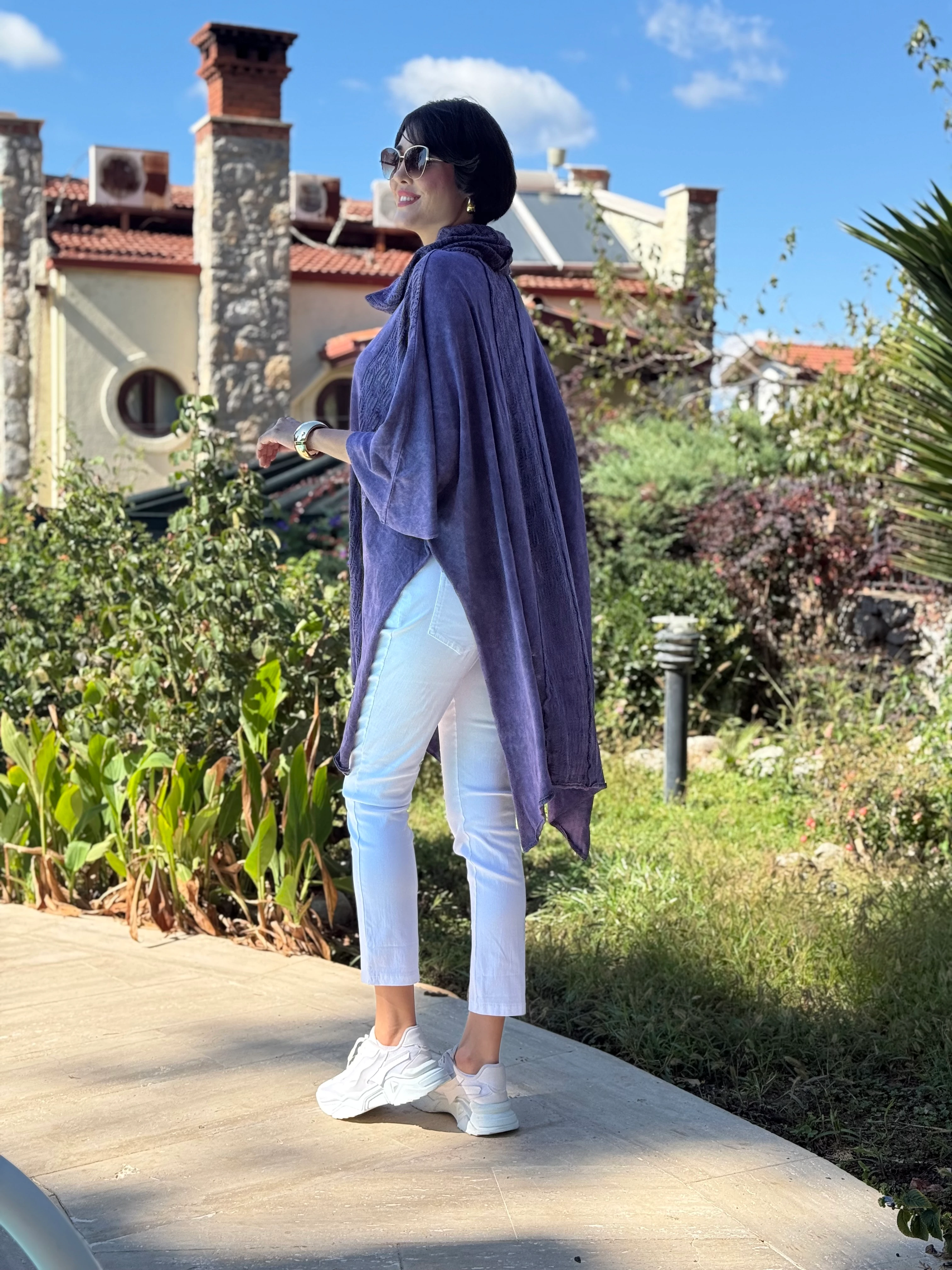 Sc2403 Jersey De Punto Lavado Marrón