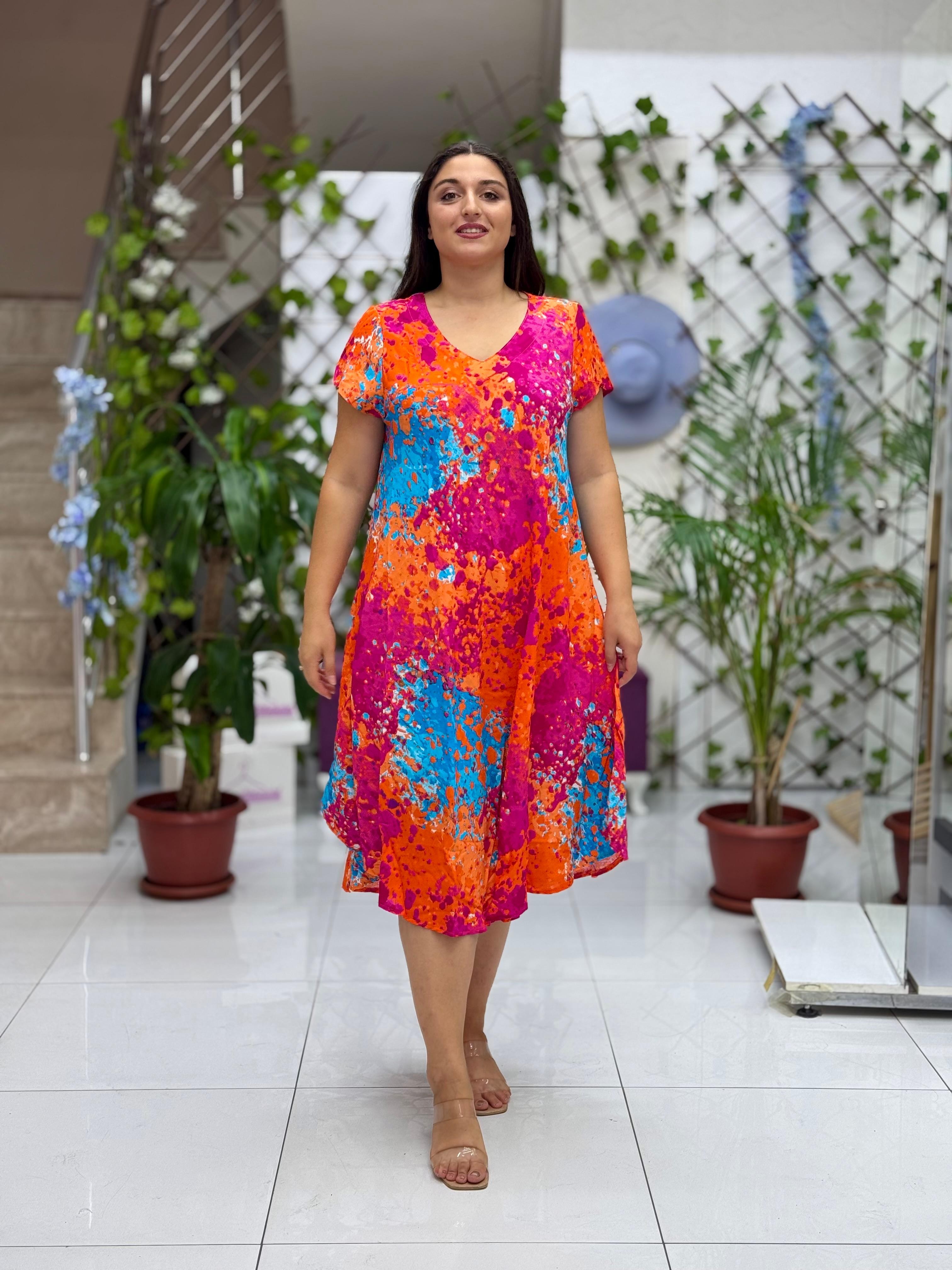 Ms15005 Vestido Frida Viscosa