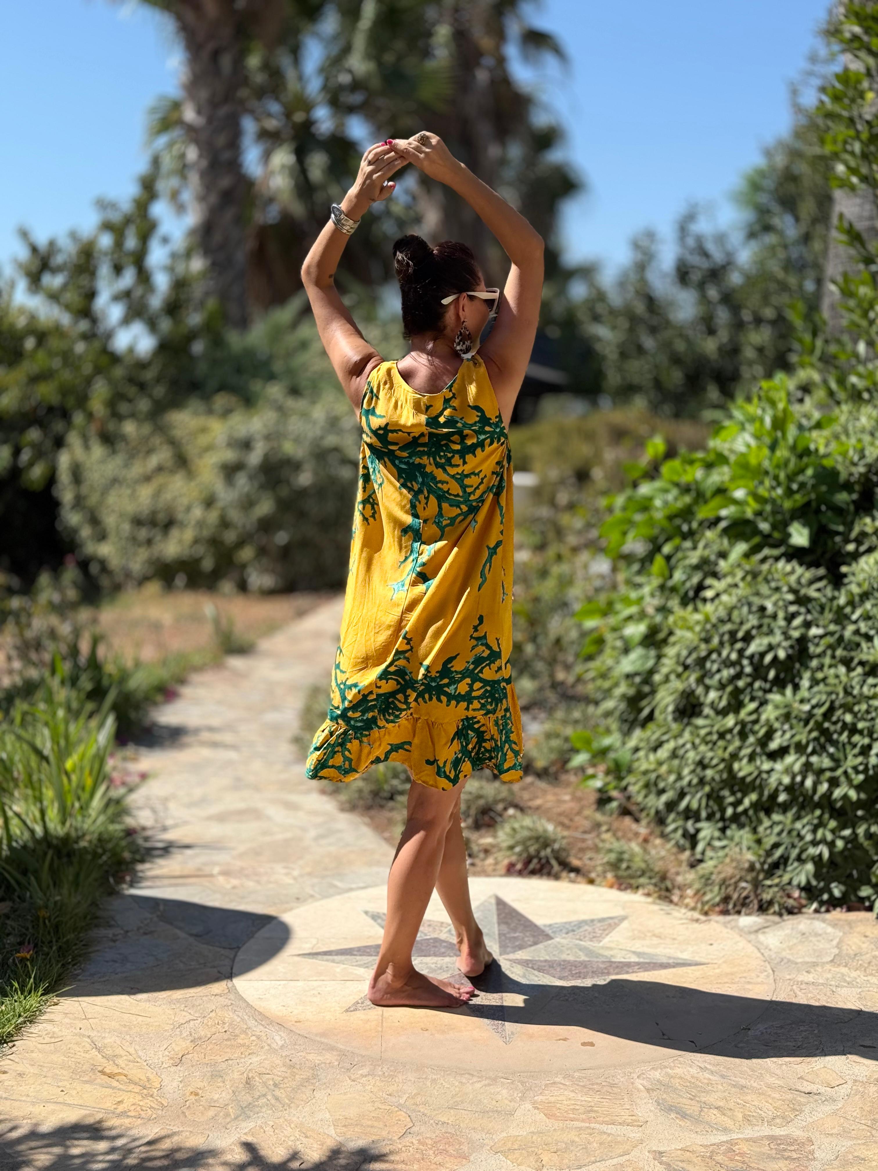 MLN16105 Viskon Alanya Elbise