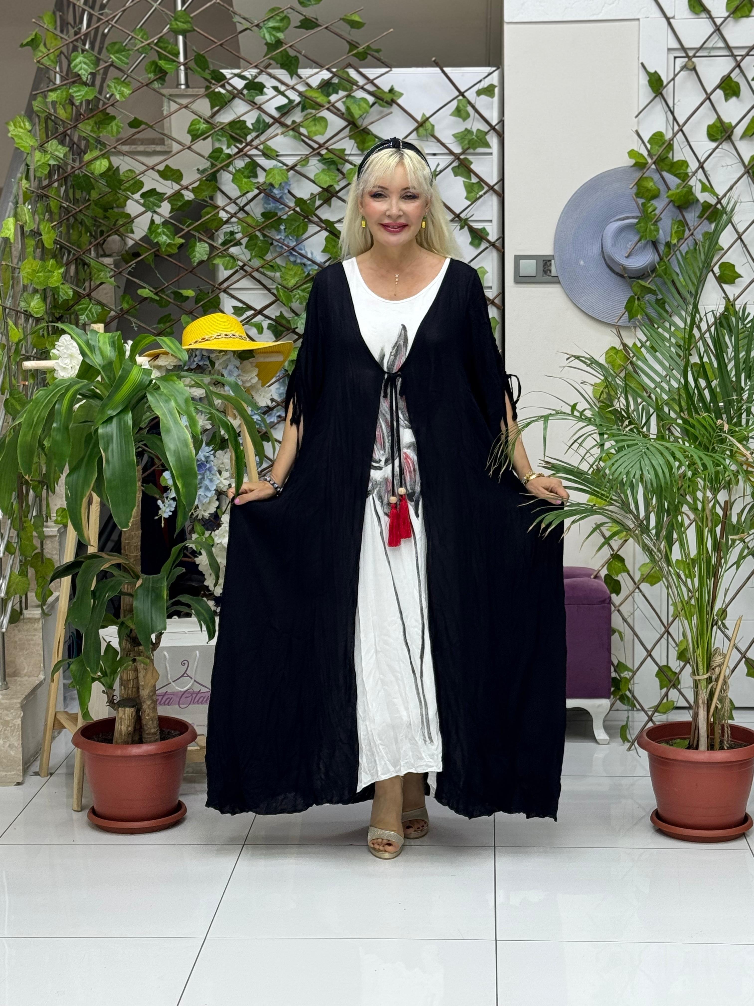 M1046 Vestido Voile Sin Mangas Rojo