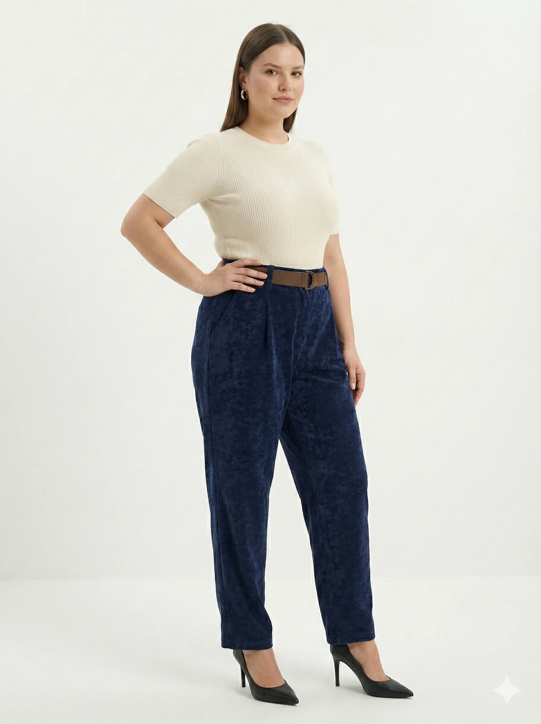 YG8605 İtalyan Kadife Pantolon Lacivert