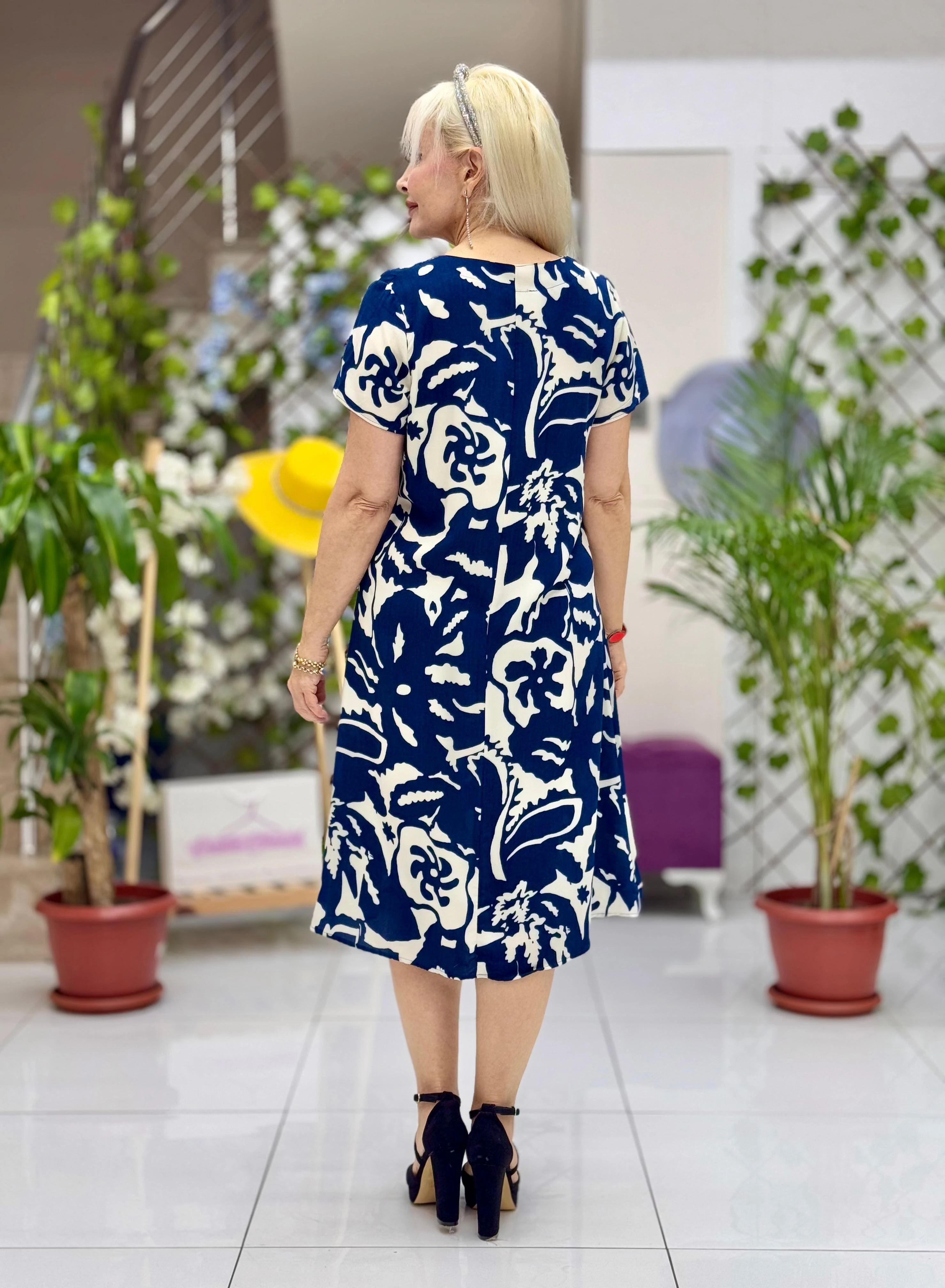 DM70053 Demet Viskon Elbise