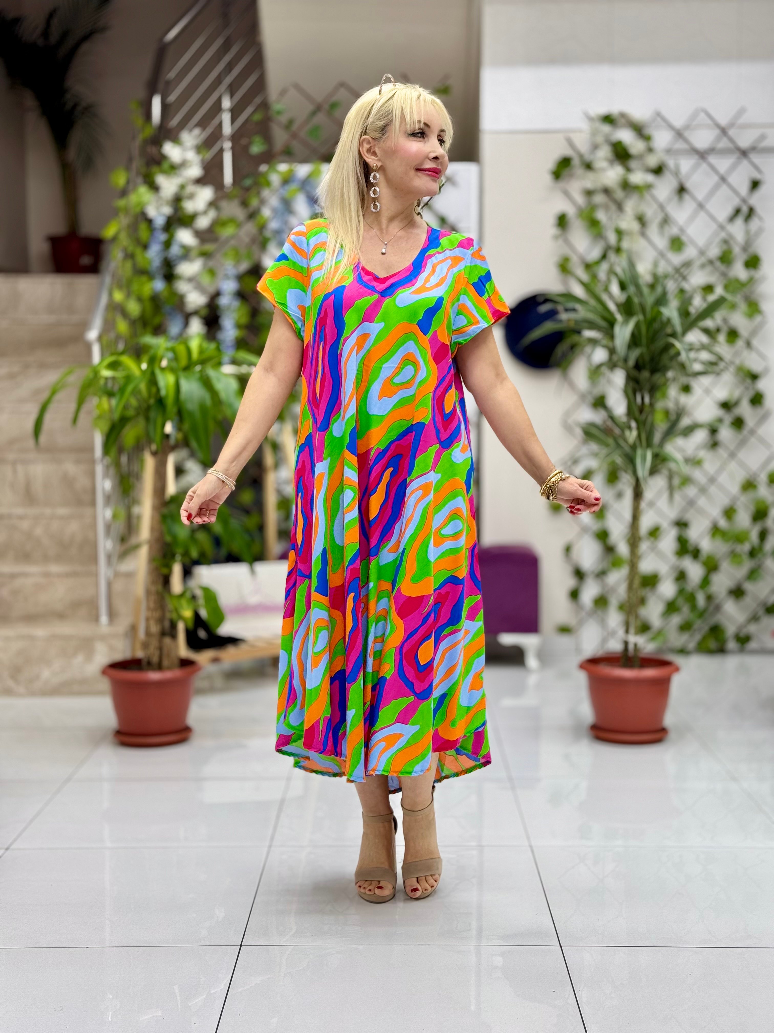 Ms15079 Vestido Frida Viscosa