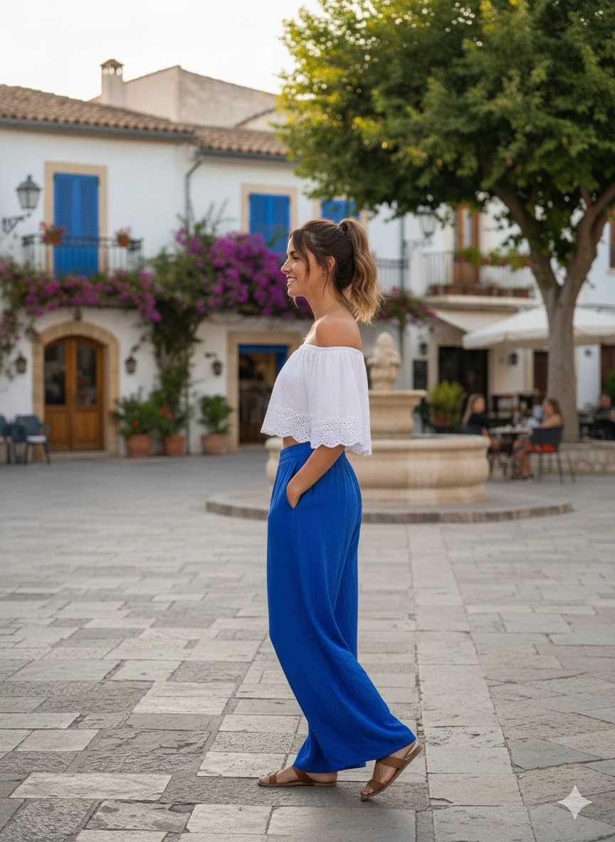 VL3015 Yüksek Bel Basic Vual Pantolon Saks