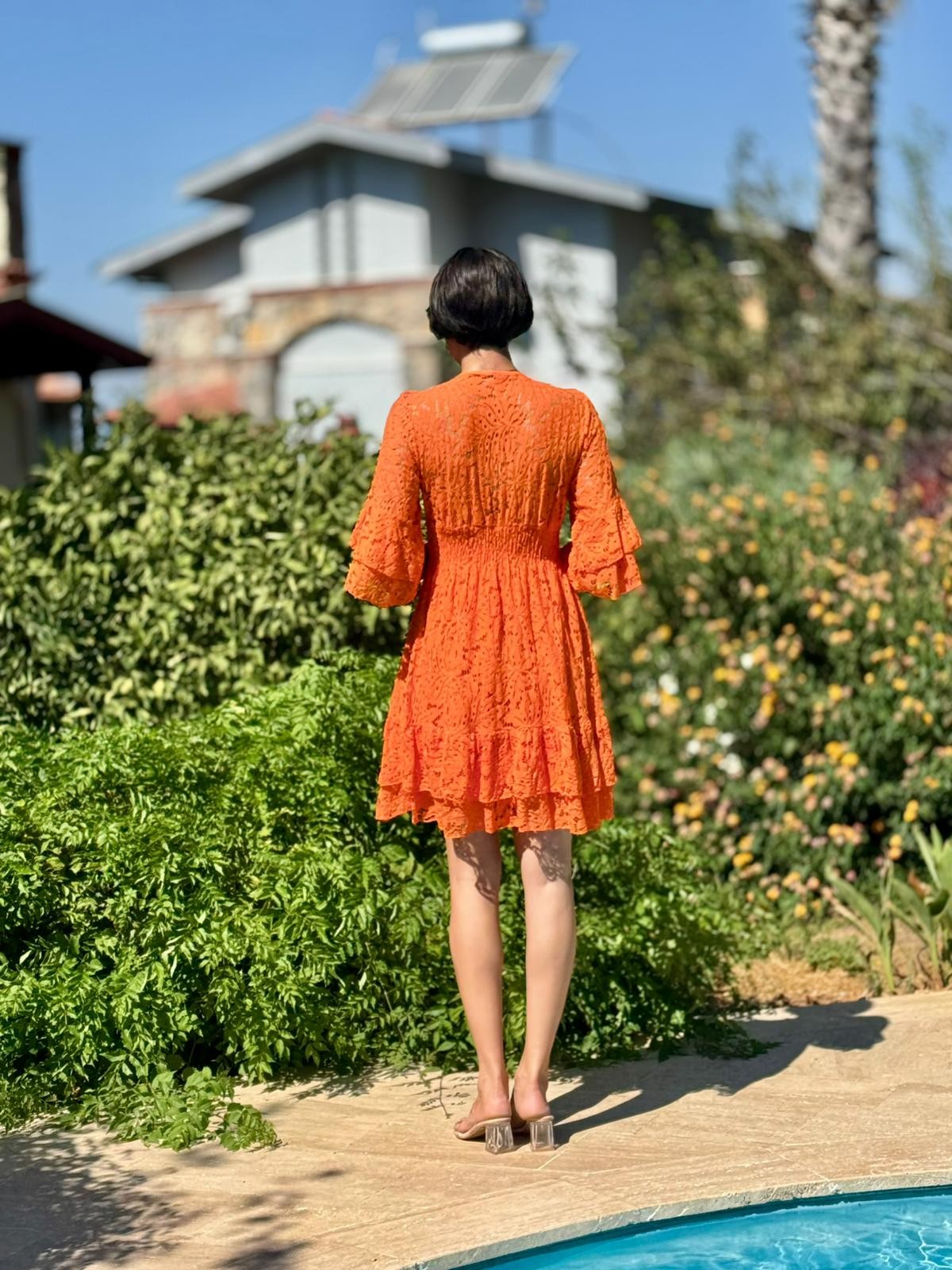 N10661 Traje Italiano Lino Ciruela