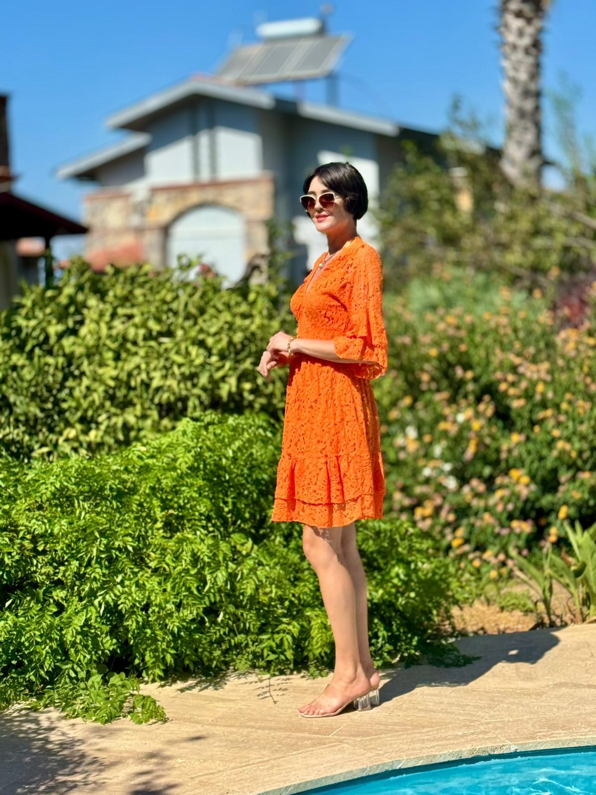 N10661 Traje Italiano Lino Ciruela