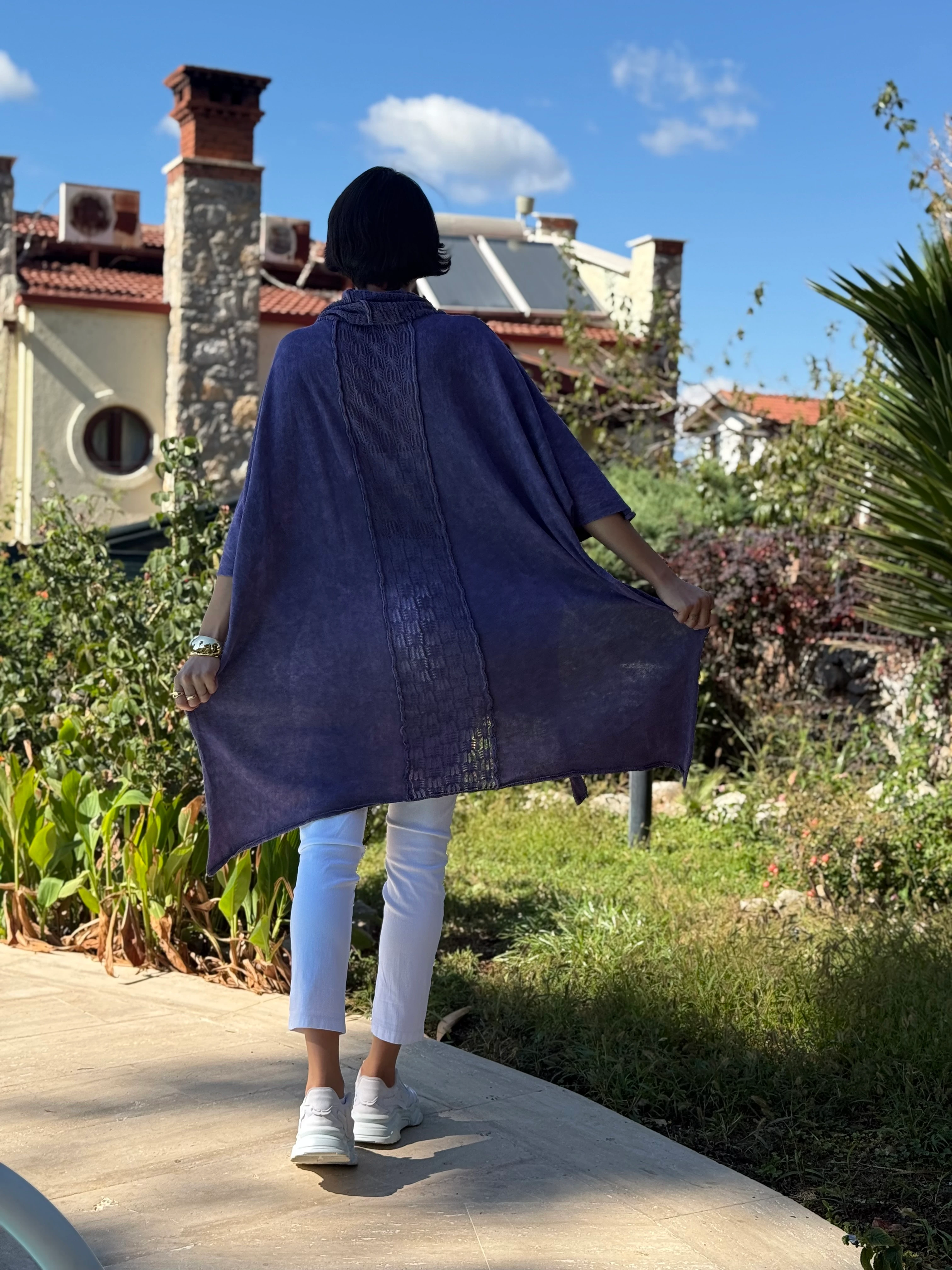 Sc2403 Jersey De Punto Lavado Marrón