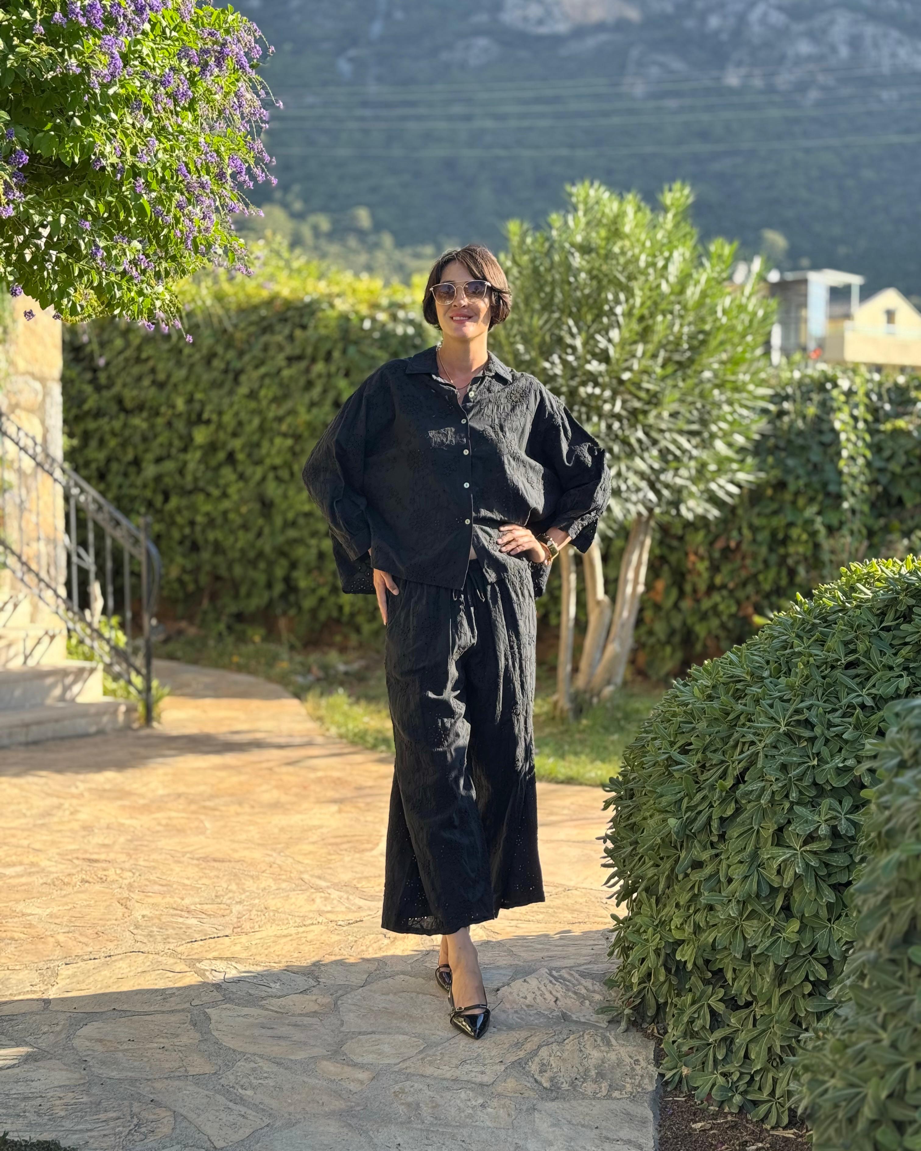 NC11056 İtalyan Fisto Takım Siyah