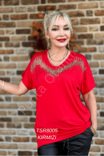 Tsr8005 Camiseta Lycra Roja