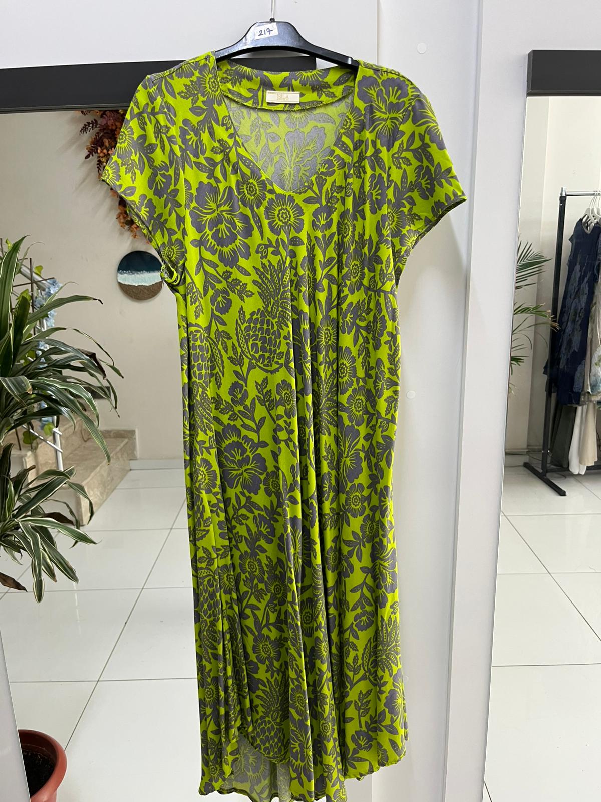 FD17217 Viskon Frida Elbise