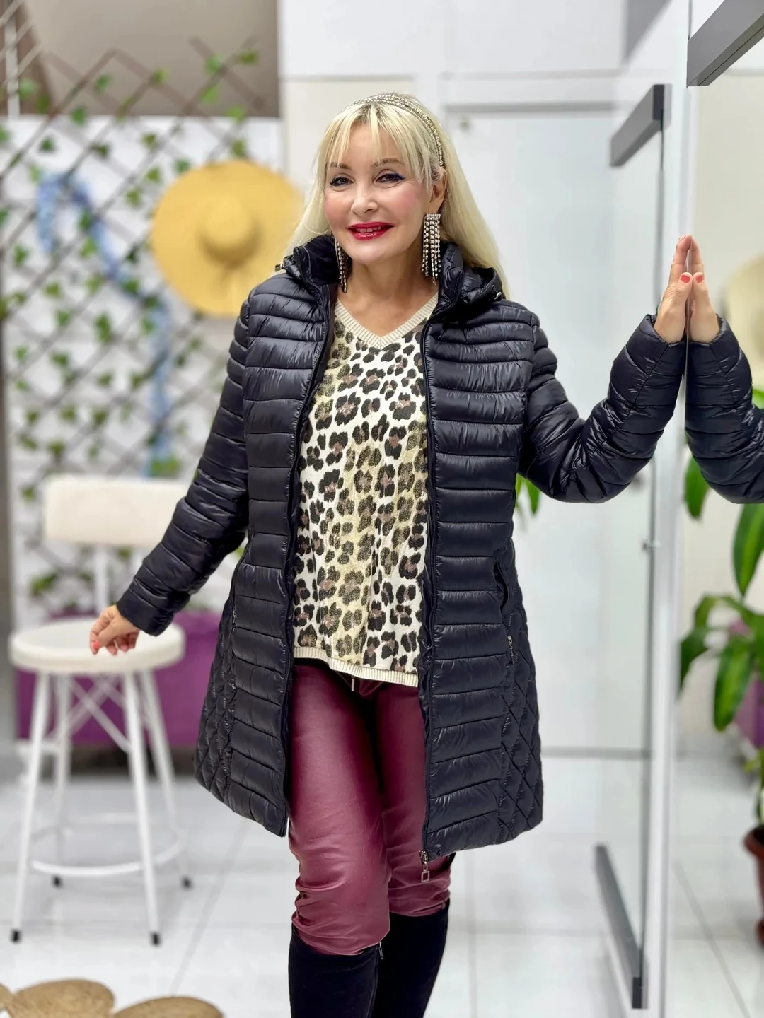 N2801 Italyan Anorak Kaban Siyah