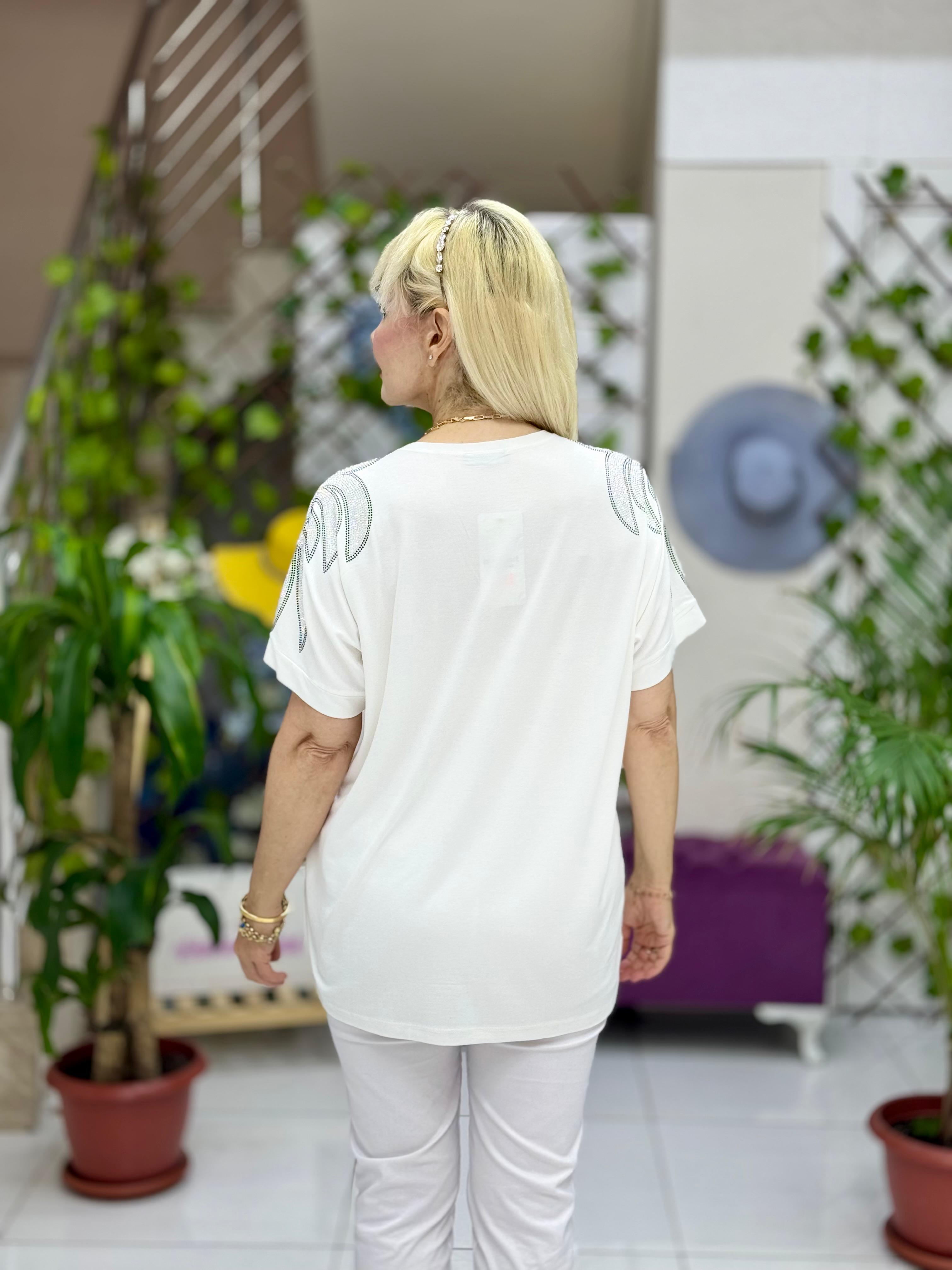 MS52306 Turlu Viskon Bluz