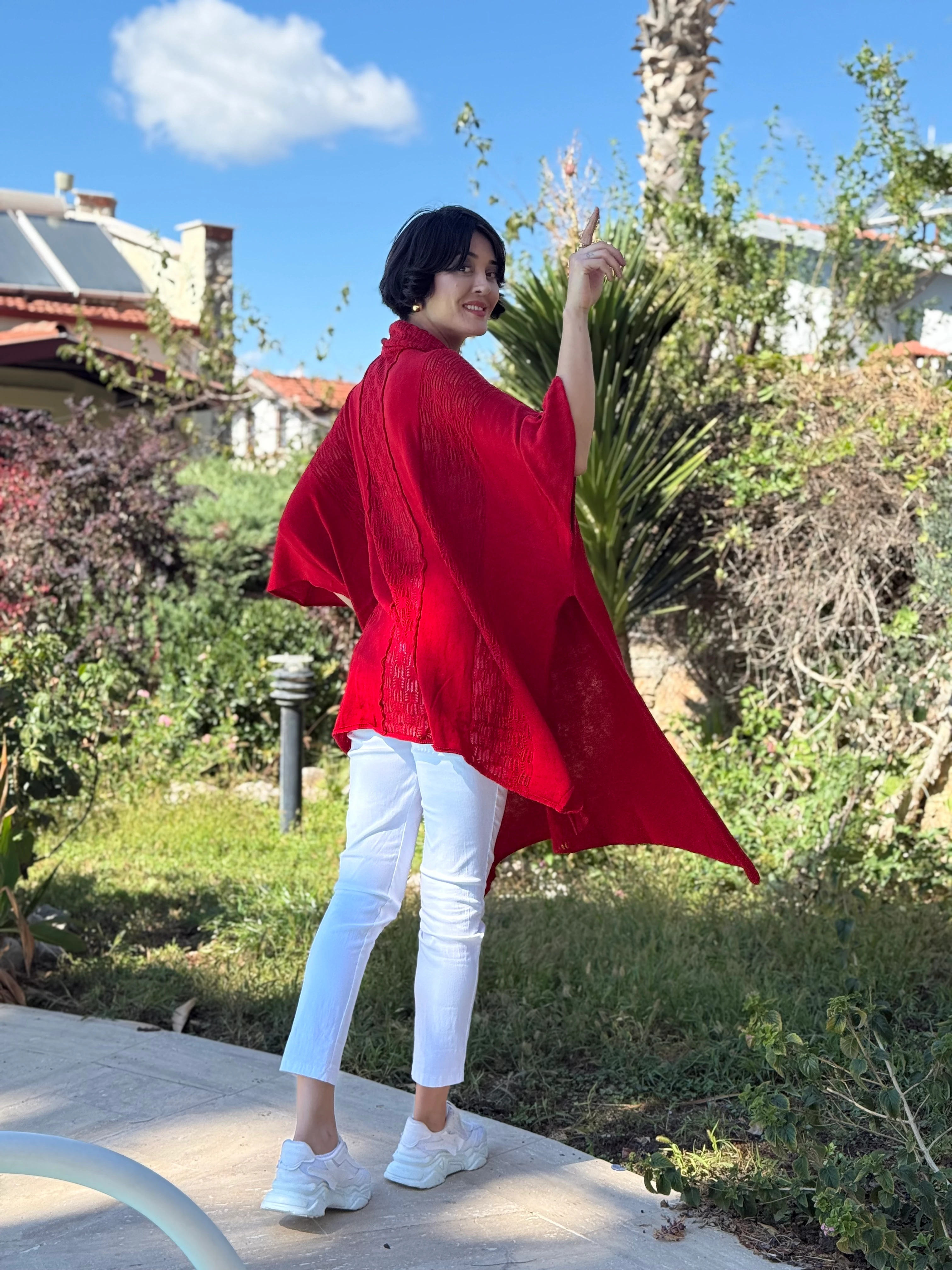 Sc2403 Jersey De Punto Lavado Marrón