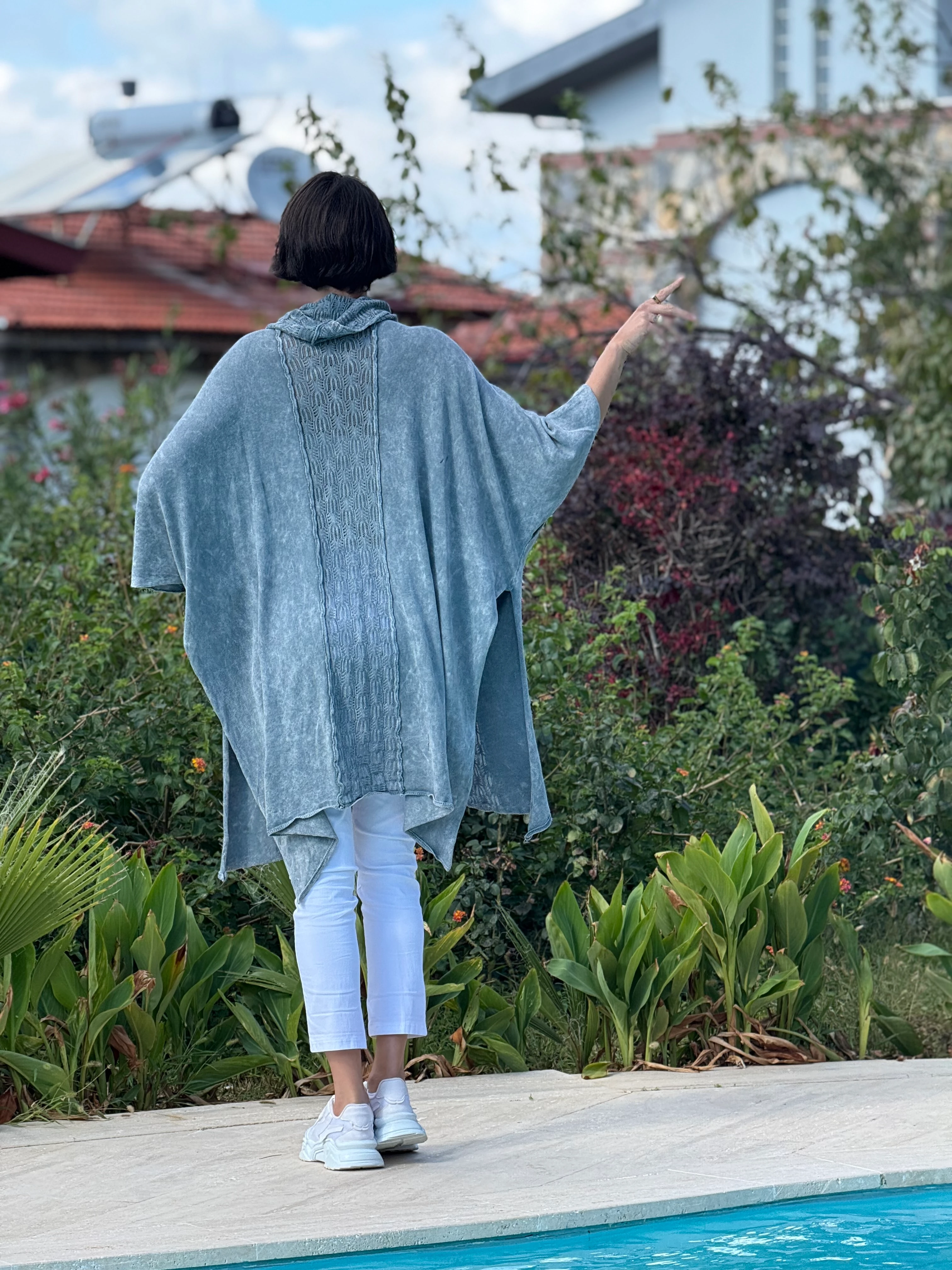 Sc2403 Jersey De Punto Lavado Marrón