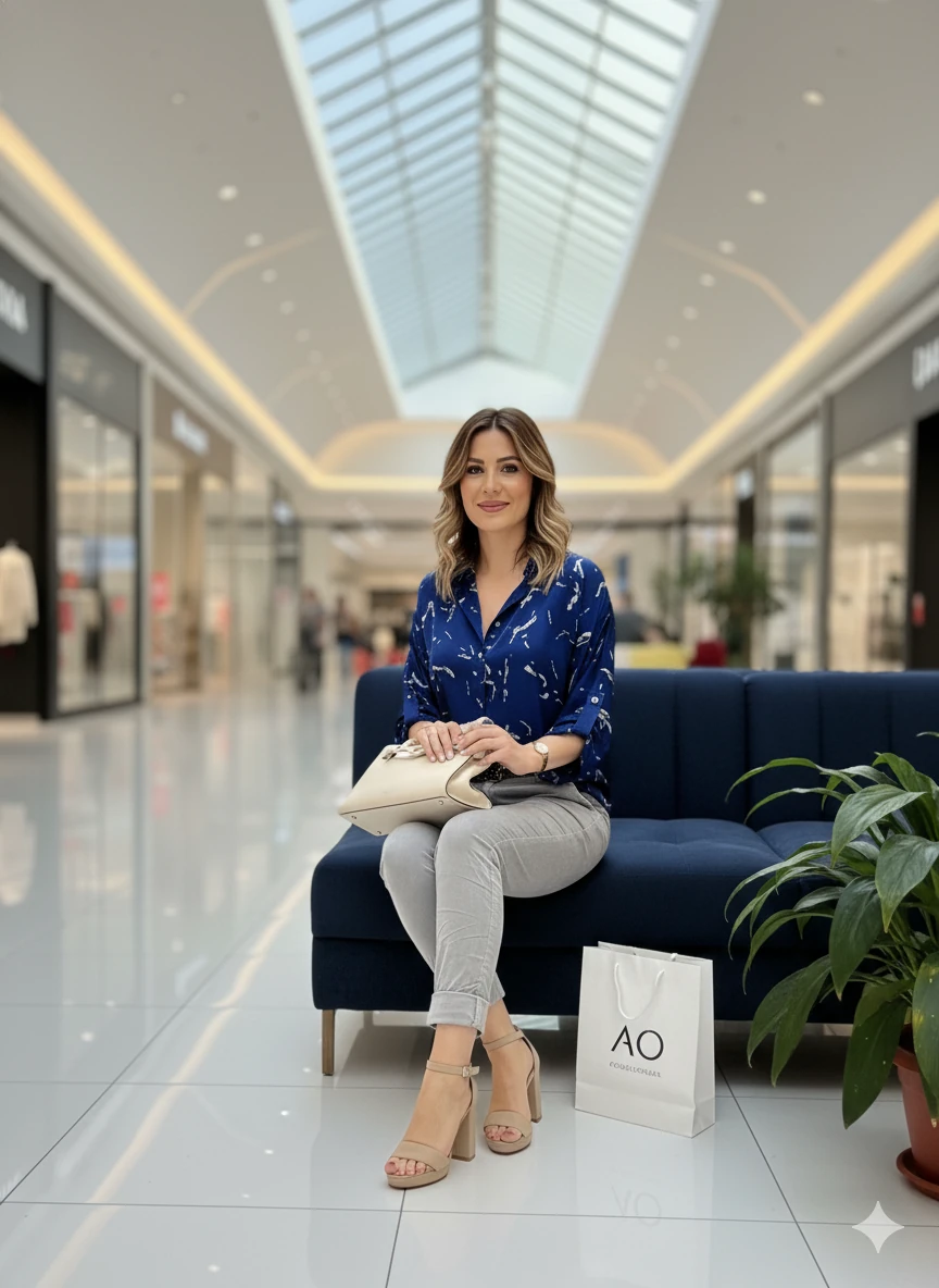 NC21358 İtalyan Coton Pantolon Gri