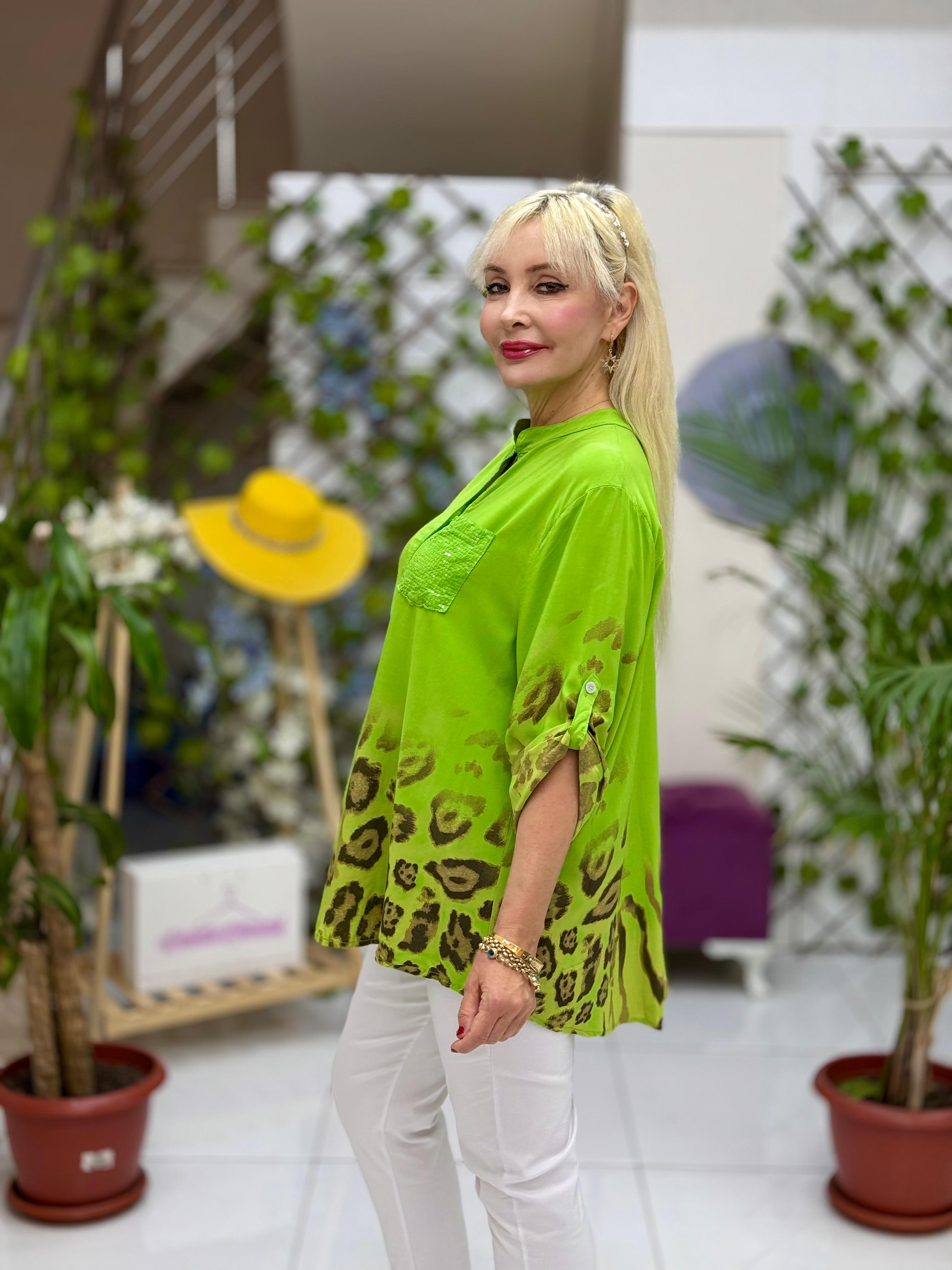 NC15470 İtalyan Coton Bluz Fıstık