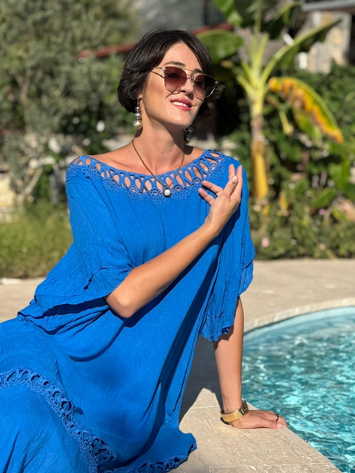 VL3026 Vual Elbise Saks