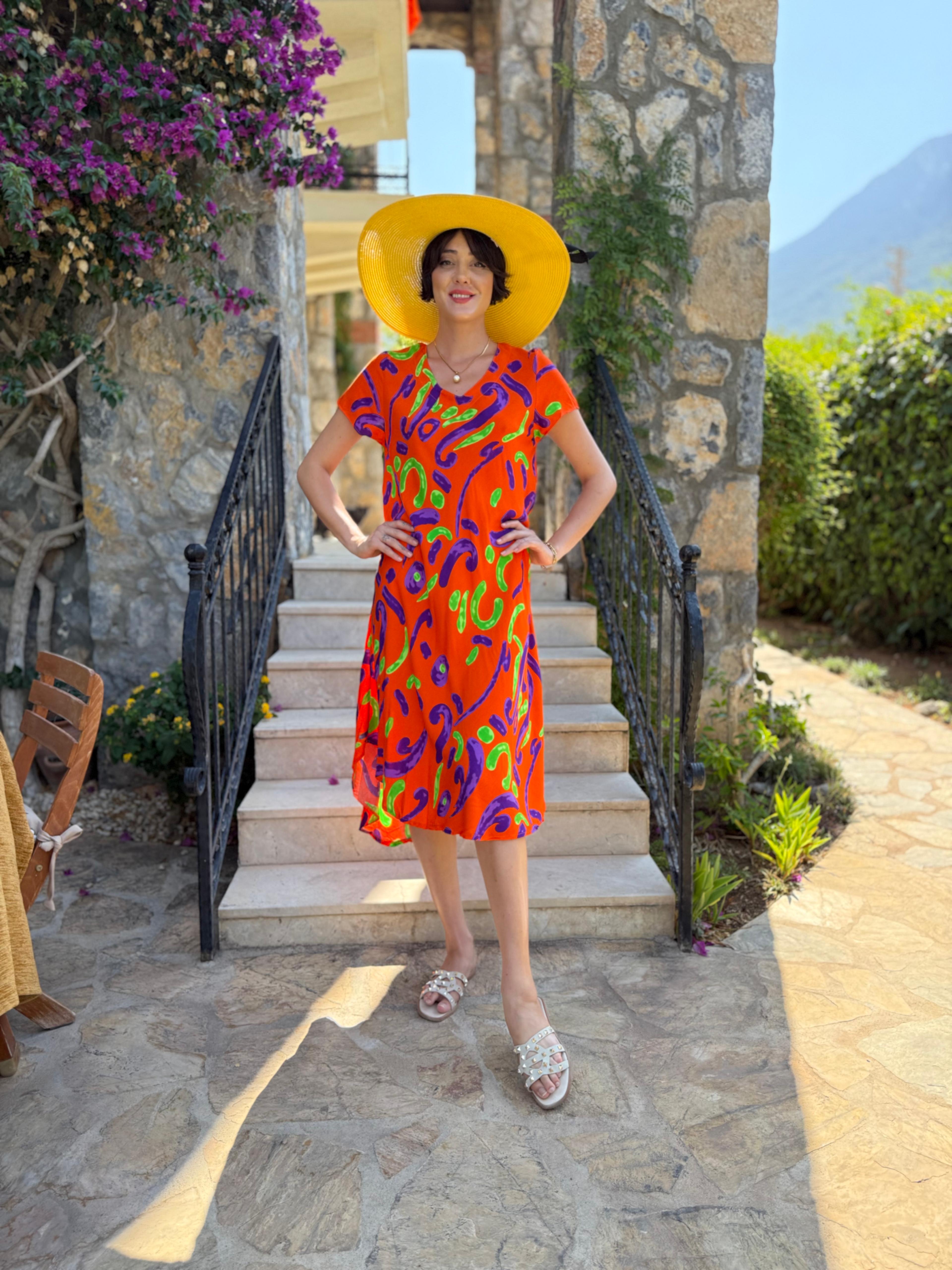 Ms15005 Vestido Frida Viscosa