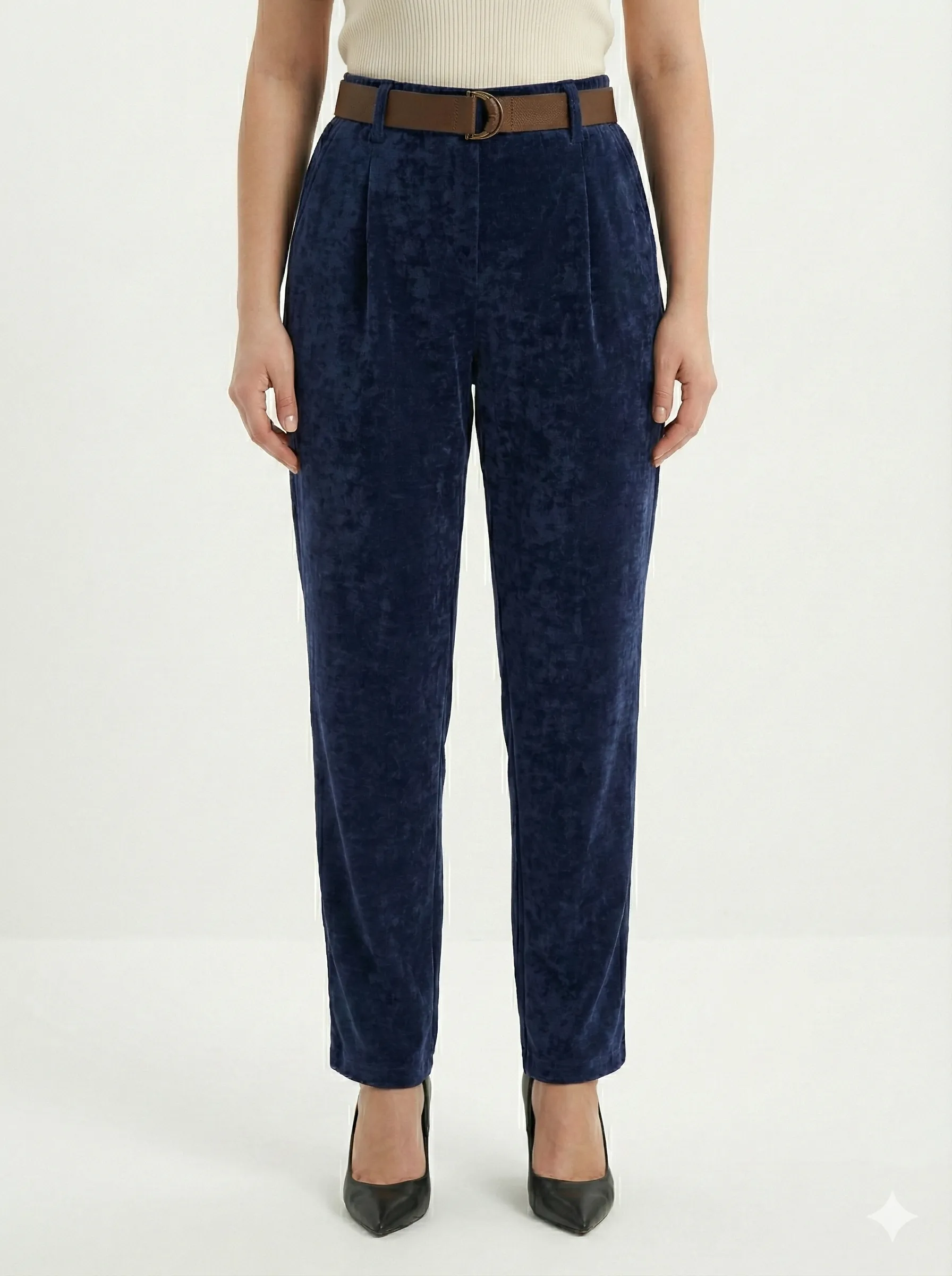 YG8605 İtalyan Kadife Pantolon Lacivert